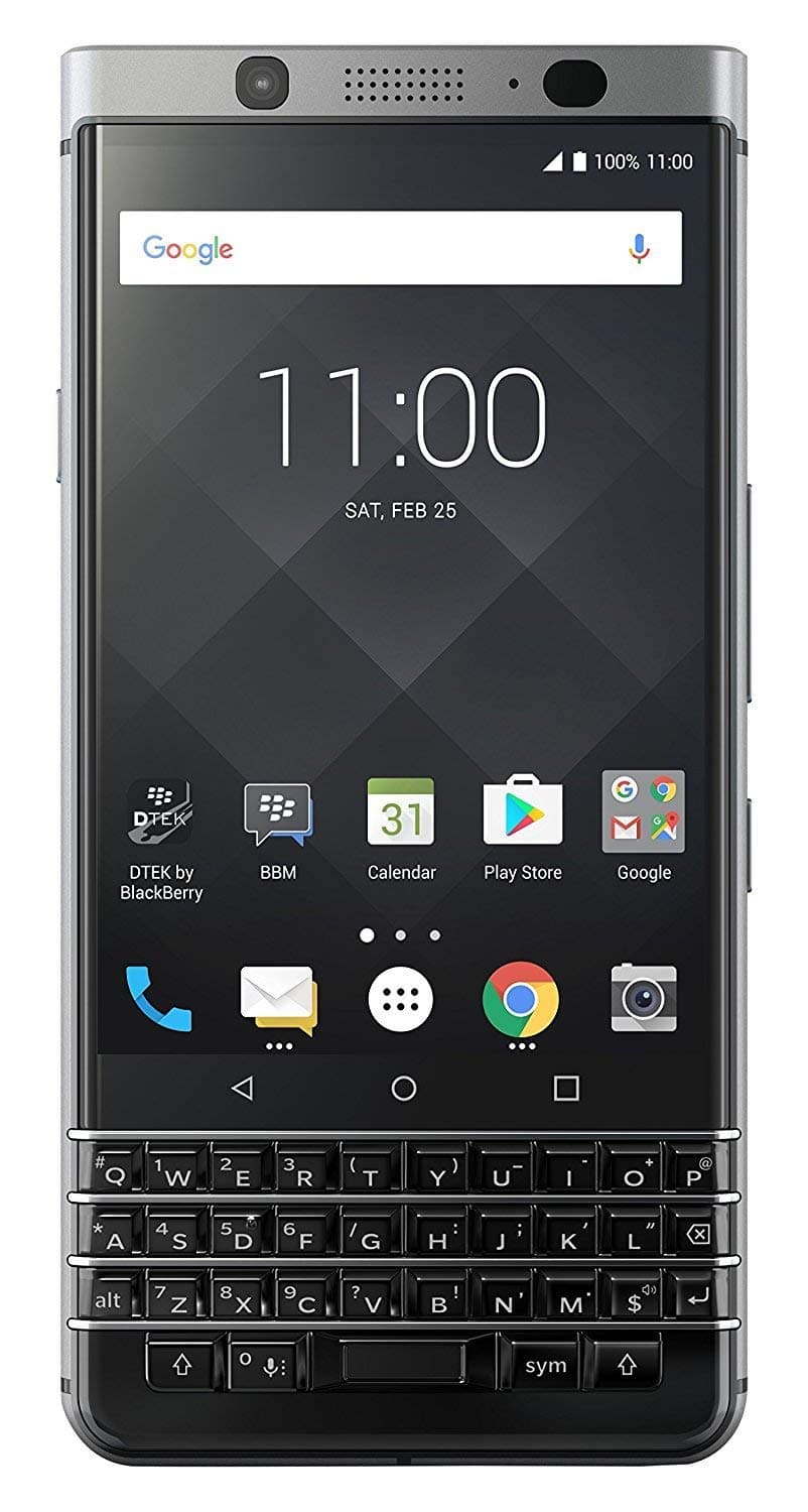 BlackBerry KEYone Bbb100-1 32GB Silver 4.5 Inch Unlocked LTE Smartphone - image 1
