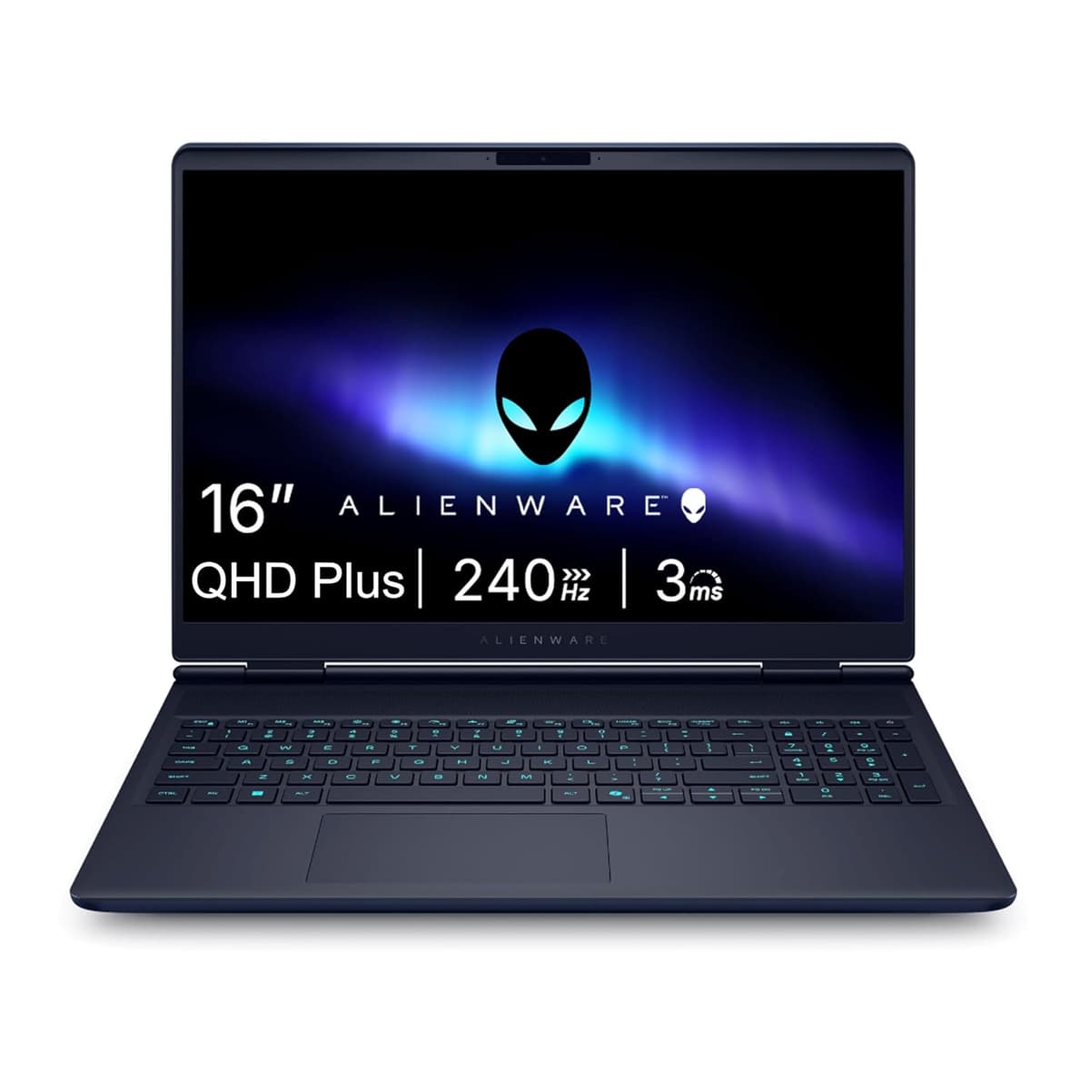 Alienware 16X Aurora Gaming Laptop, AI Enabled Intel Core Ultra9 HX Processor, 32GB DDR5, 1TB SSD, NVIDIA GeForce RTX 5070, 8GB GDDR7, 16" QHD+ 240Hz Display, Backlit KB, Interstellar Indigo, 2.66kg