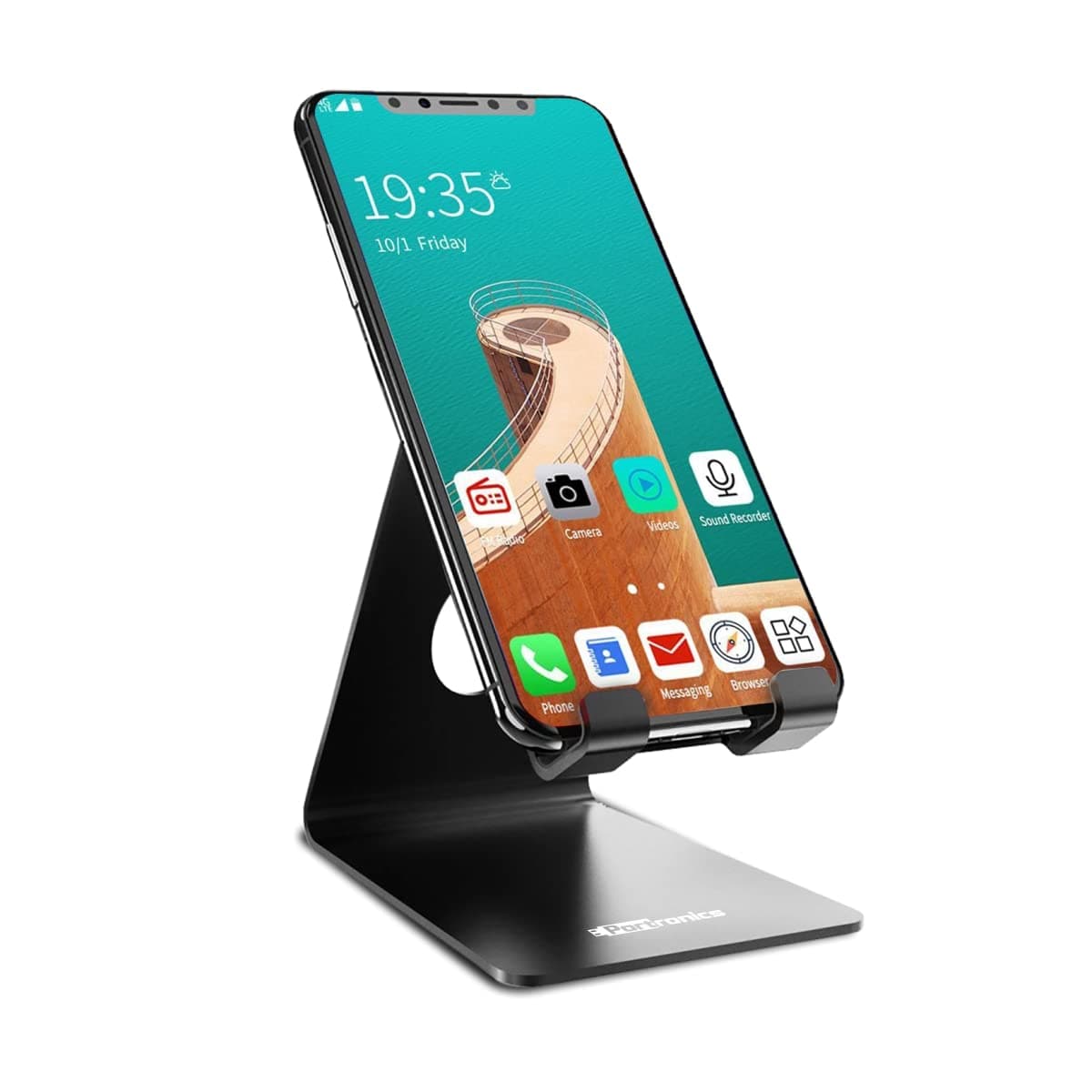 Portronics Modesk Universal Mobile Holder Stand Metal Body