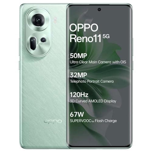 OPPO Reno 11 5G (Wave Green, 256 GB) (8 GB RAM)