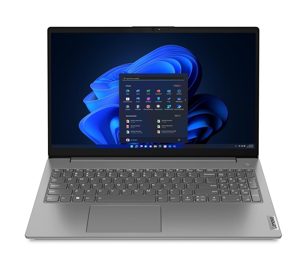 Lenovo V15 AMD Ryzen 7 7730U 15.6" (39.62cm) FHD 250 Nits Antiglare Thin and Light Laptop (Free MS Office) Lifetime (16GB/512GB SSD/Windows 11/Iron Grey/1.65 Kg) 1 Year Brand Warranty, 83CRA01SIN