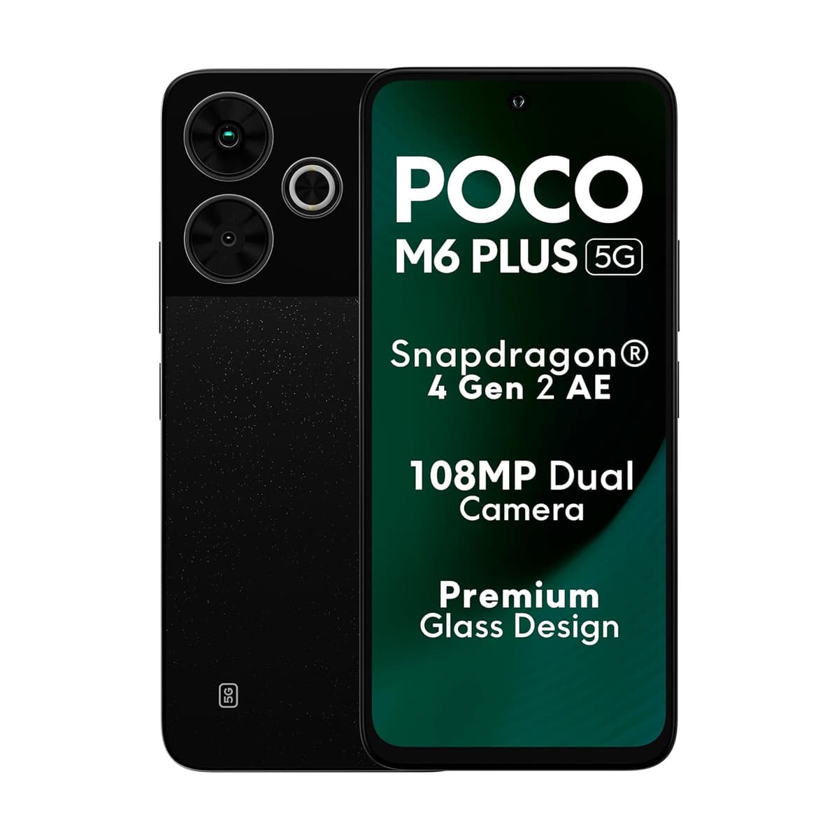 Poco M6 Plus 5G 128GB Graphite Black 6GB RAM