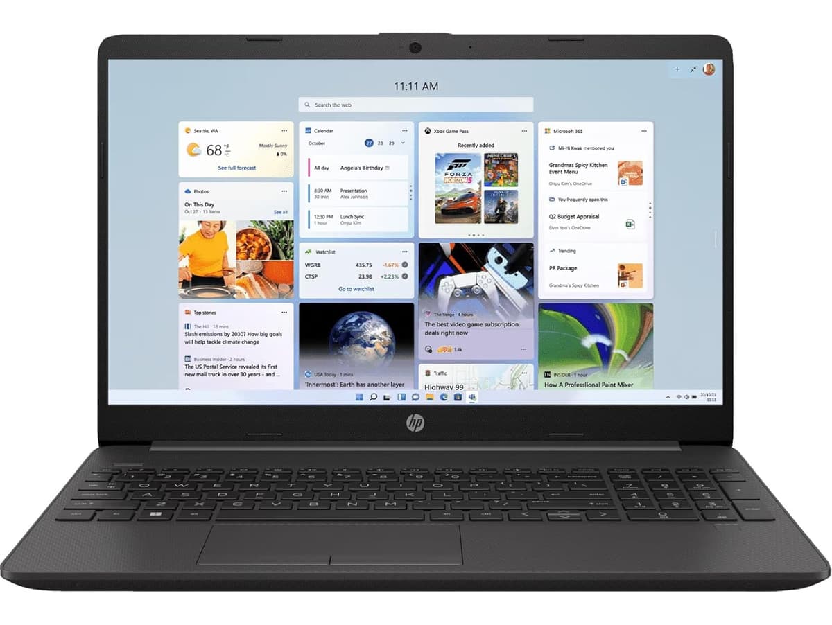HP Laptop 255 G9 (2024), AMD Athlon Silver 3050U - (4GB/256GB SSD/AMD Radeon Graphics/Windows 11) Thin and Light Business Laptop/15.6" (39.62cm)/Black/1.47 kg/MS Office 2021