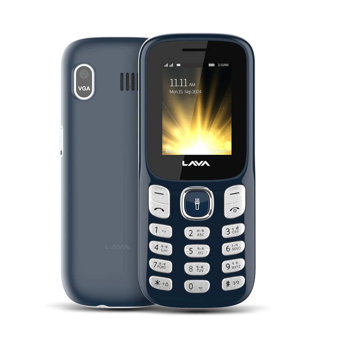 Lava A3 Torch Dual SIM Keypad Mobile Phone 1750mAh Dark Blue
