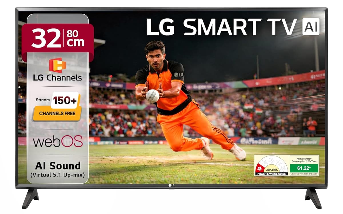 LG 80 cms (32 inches) LR570 AI Series HD Ready Smart webOS LED TV 32LR570B6LA