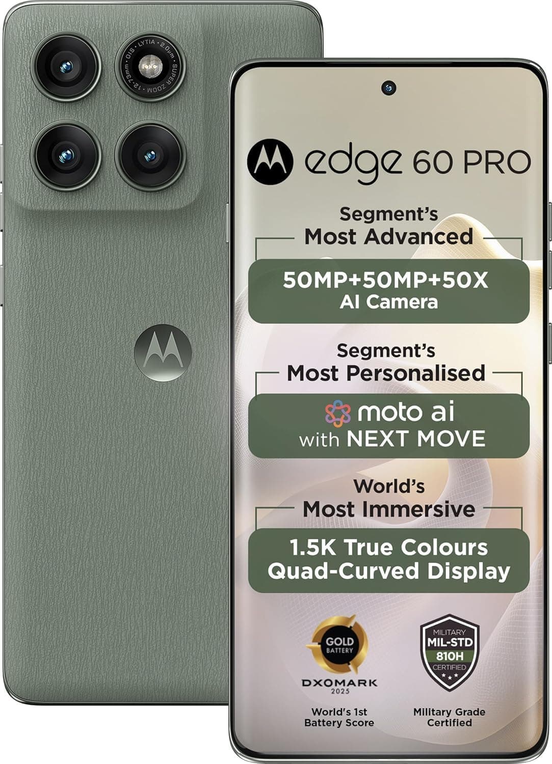 Motorola Edge 60 Pro 256GB Pantone Shadow 8GB RAM