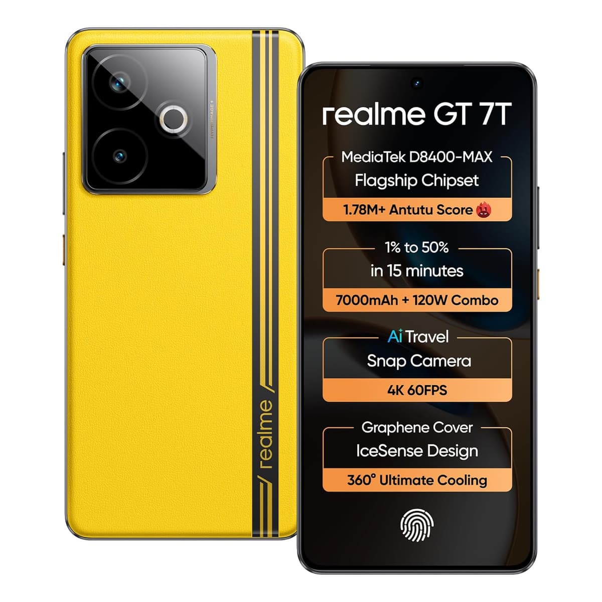 realme GT 7T Racing Yellow 12GB 512GB