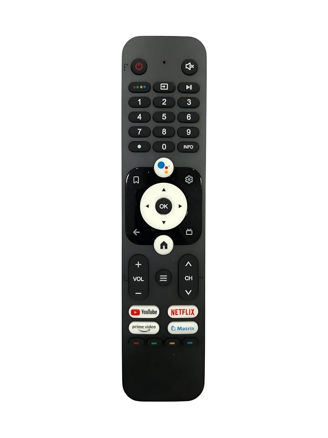 Upix Compatible Haier Smart TV LCD/LED Remote No.1277 |with Voice | Netflix & Prime Video Function | Exactly Same Remote Will Only Work | Pairing is Required