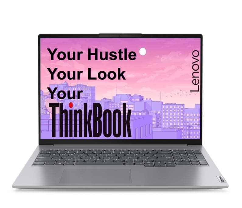 Lenovo ThinkBook 16 Intel Core 5 210H 14th Gen (8GB/512GB SSD/DOS/Fingerprint Reader) 16" WUXGA IPS 300 Nits Antiglare Thin & Light Laptop/Aluminium Top/Arctic Grey/1Y Warranty/1.7Kg, 21SHS00U00