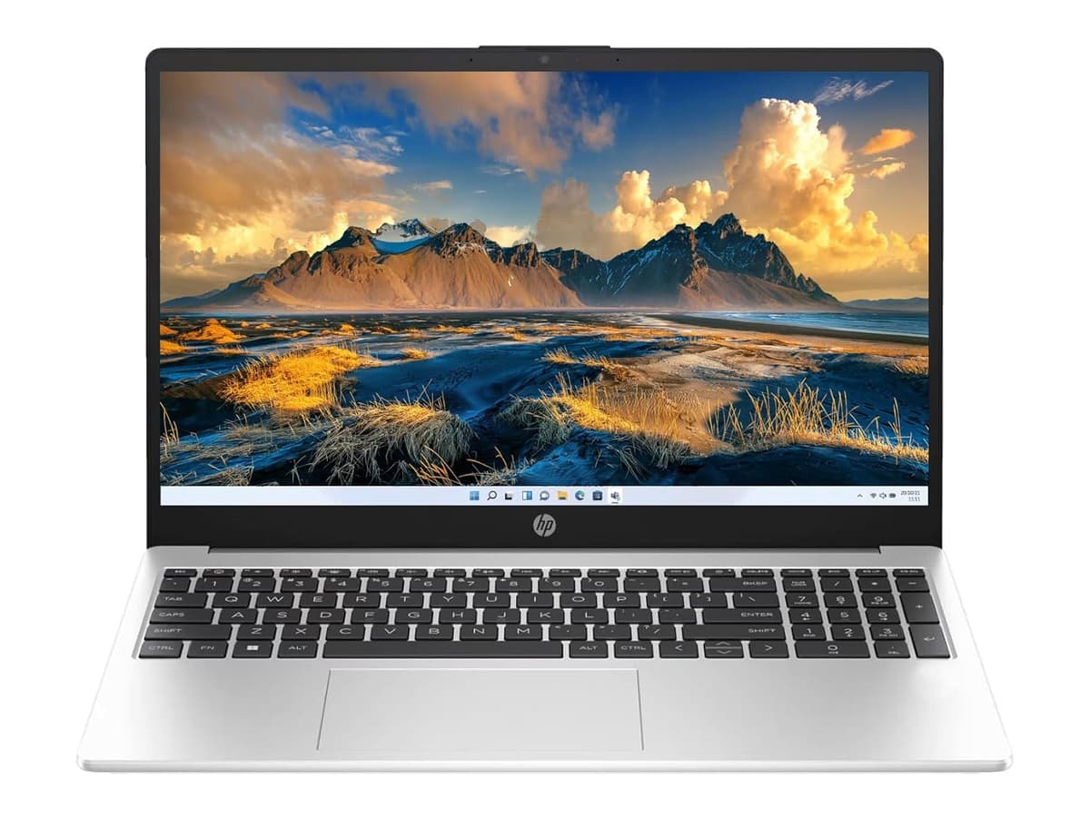 HP 15 (2025), AMD Ryzen 3 7320U Quad Core - (16 GB/512 GB SSD/AMD Radeon Graphics/Windows 11 Home) Thin and Light Business Laptop/15.6" FHD Display/Turbo Silver/1.5 kg/MS Office 2021