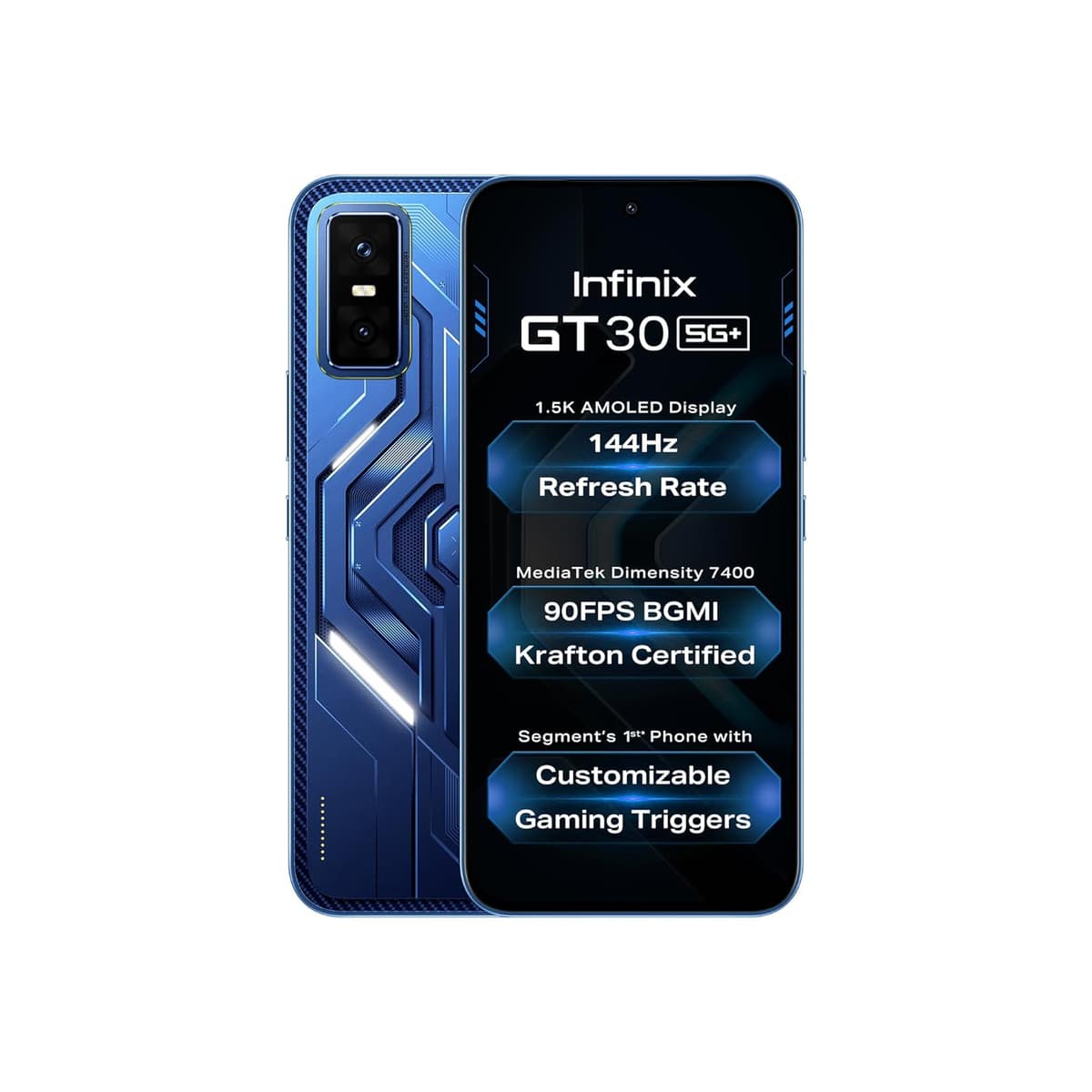 Infinix GT 30 5G+ Cyber Blue 8GB RAM 256GB Storage
