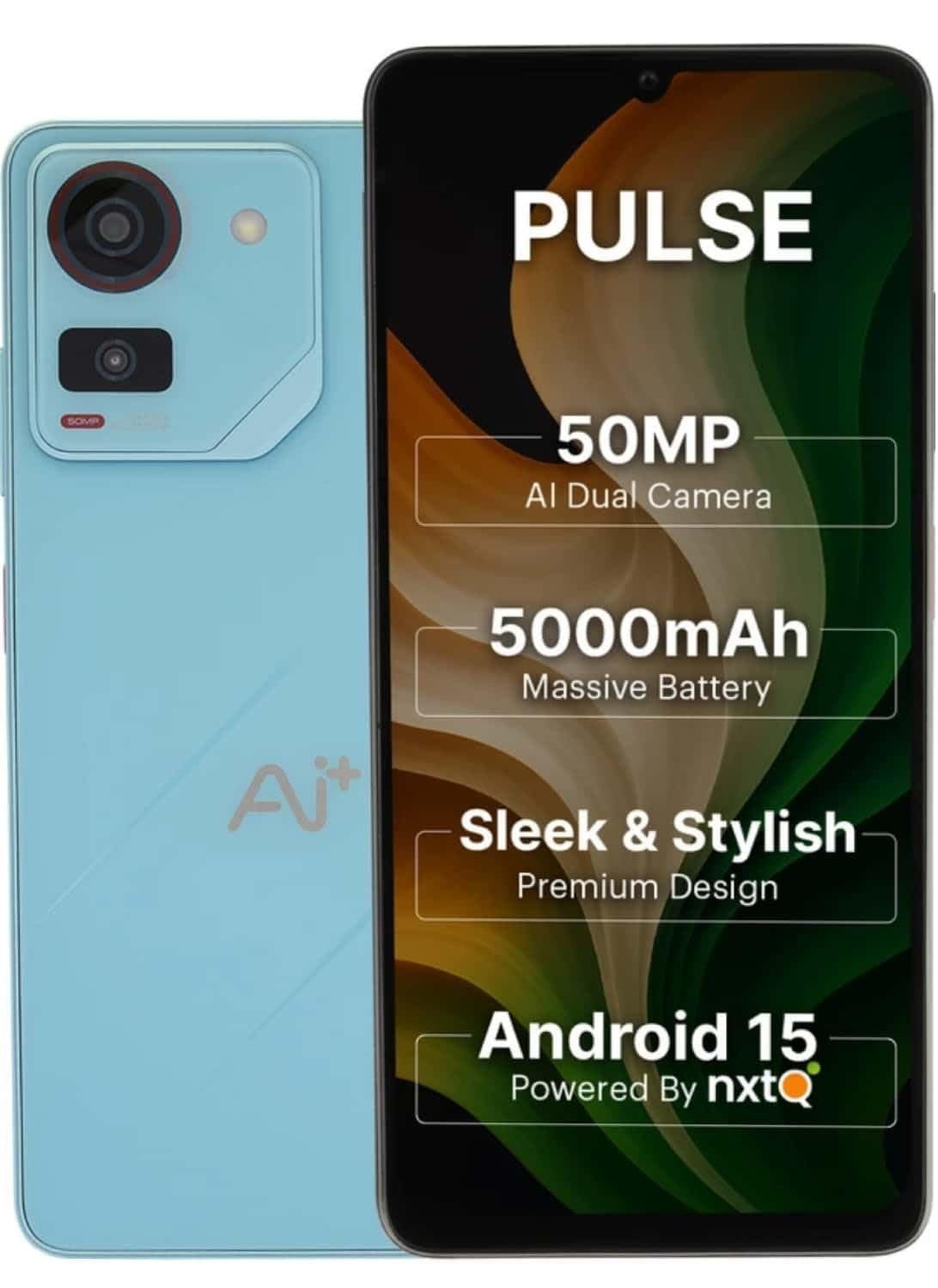 NxtQ Ai+ Pulse 4G Blue 64GB 4GB RAM - image 1