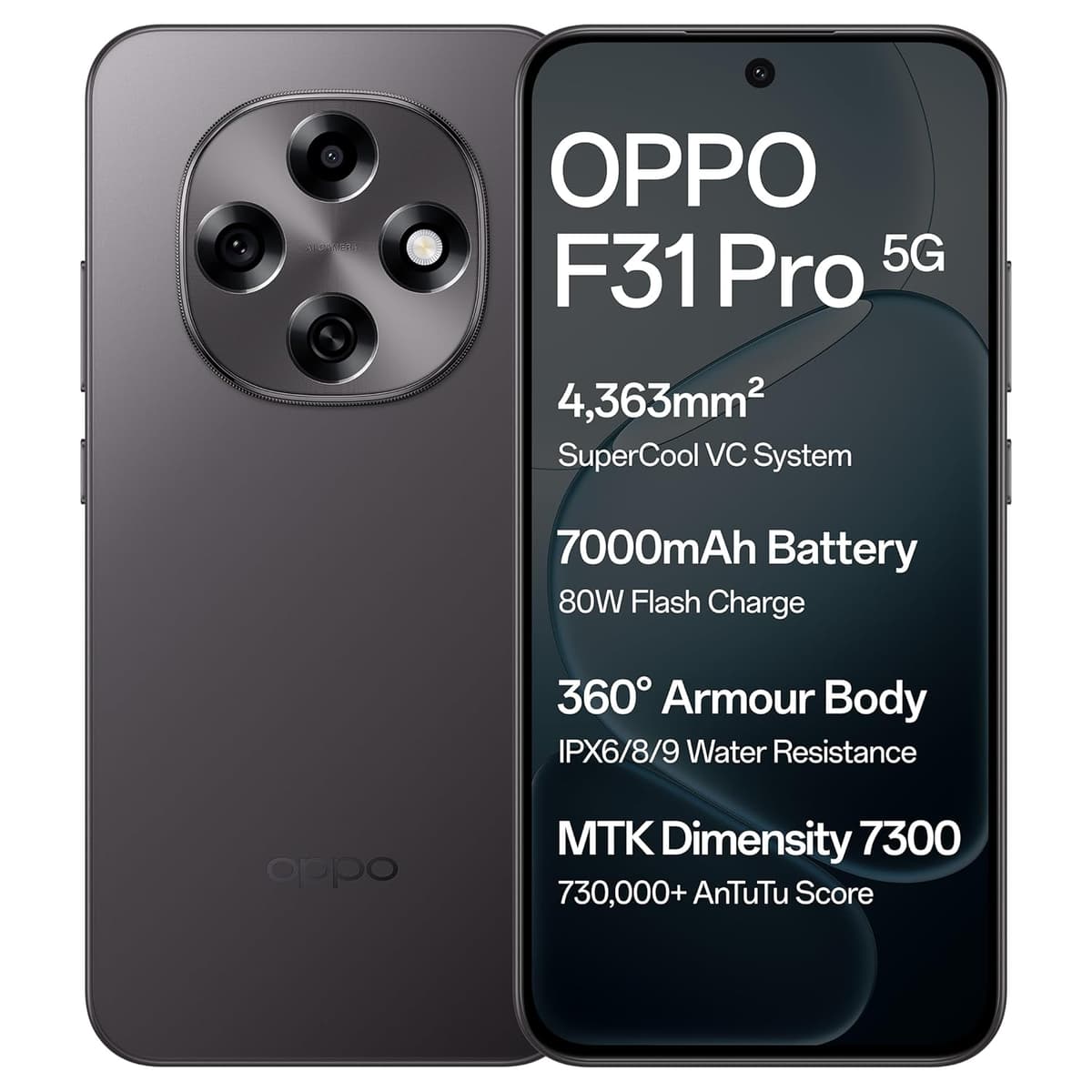 Oppo F31 Pro 5G 256GB Space Grey 8GB RAM