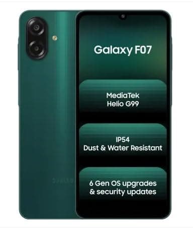 Samsung Galaxy F07 64GB Green 4GB RAM