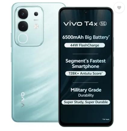 Vivo T4X 5G Glacial Teal 8GB RAM 128GB Storage