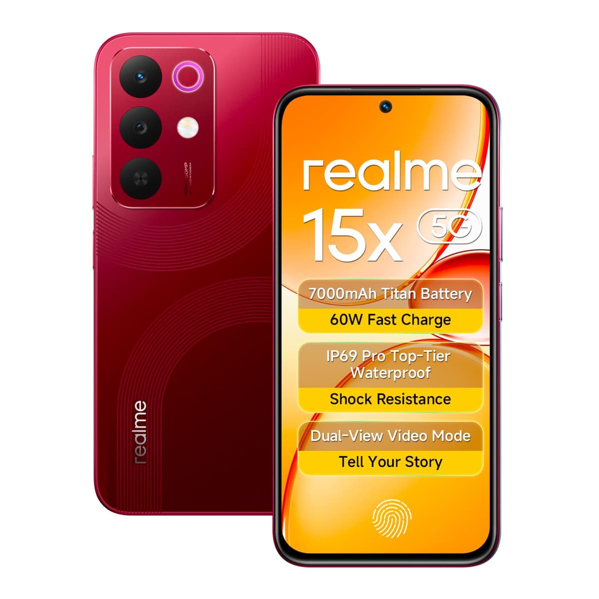 Realme 15X 5G 6GB RAM 128GB Maroon Red