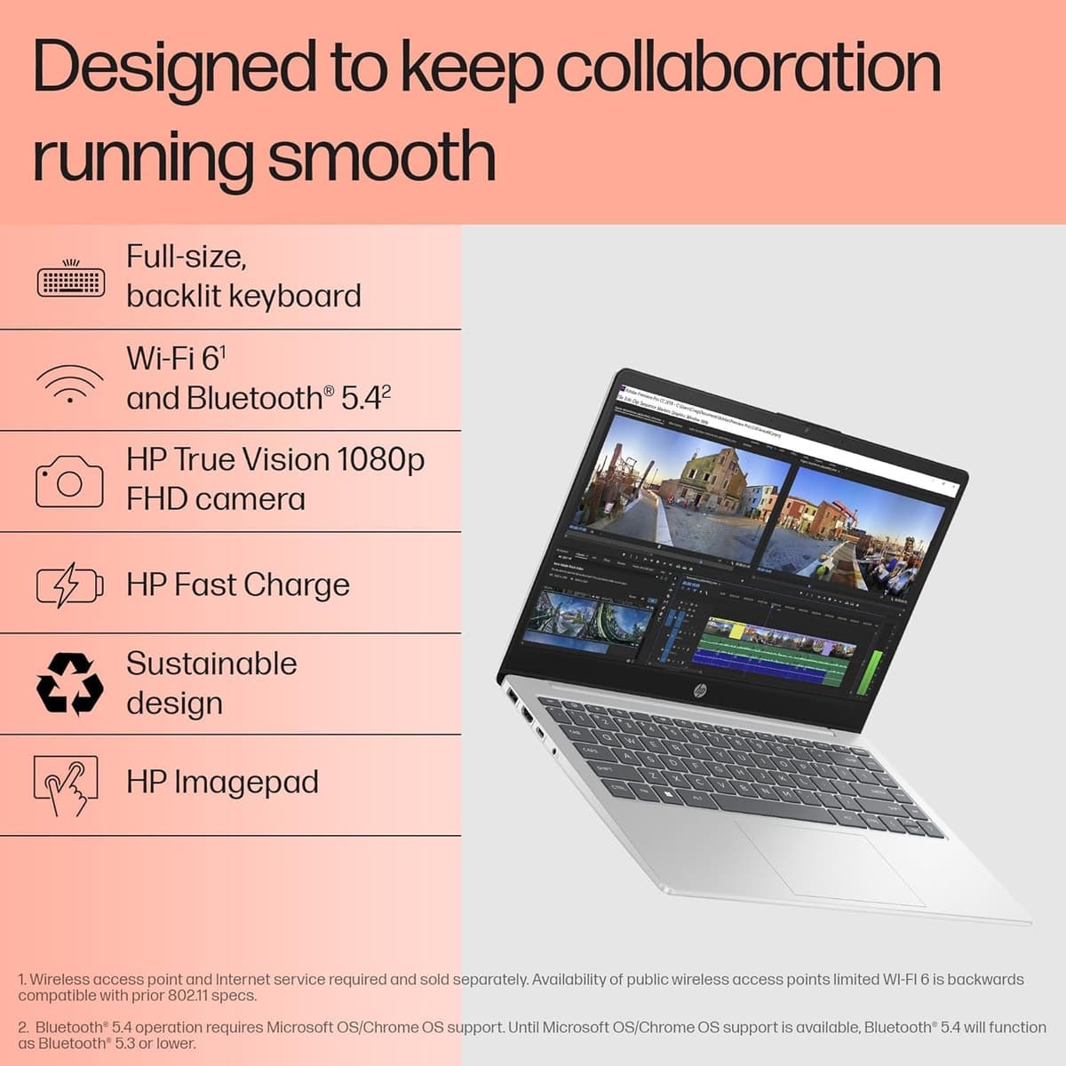 HP Business 250R G10 (2025) Thin & Light Laptop with Intel Core 3 14th Gen 100U, 16GB RAM, 512GB SSD, 15.6″ IPS Display, Copilot Key, Windows 11 Pro & MS Office 2024, Turbo Silver (1.5 kg)