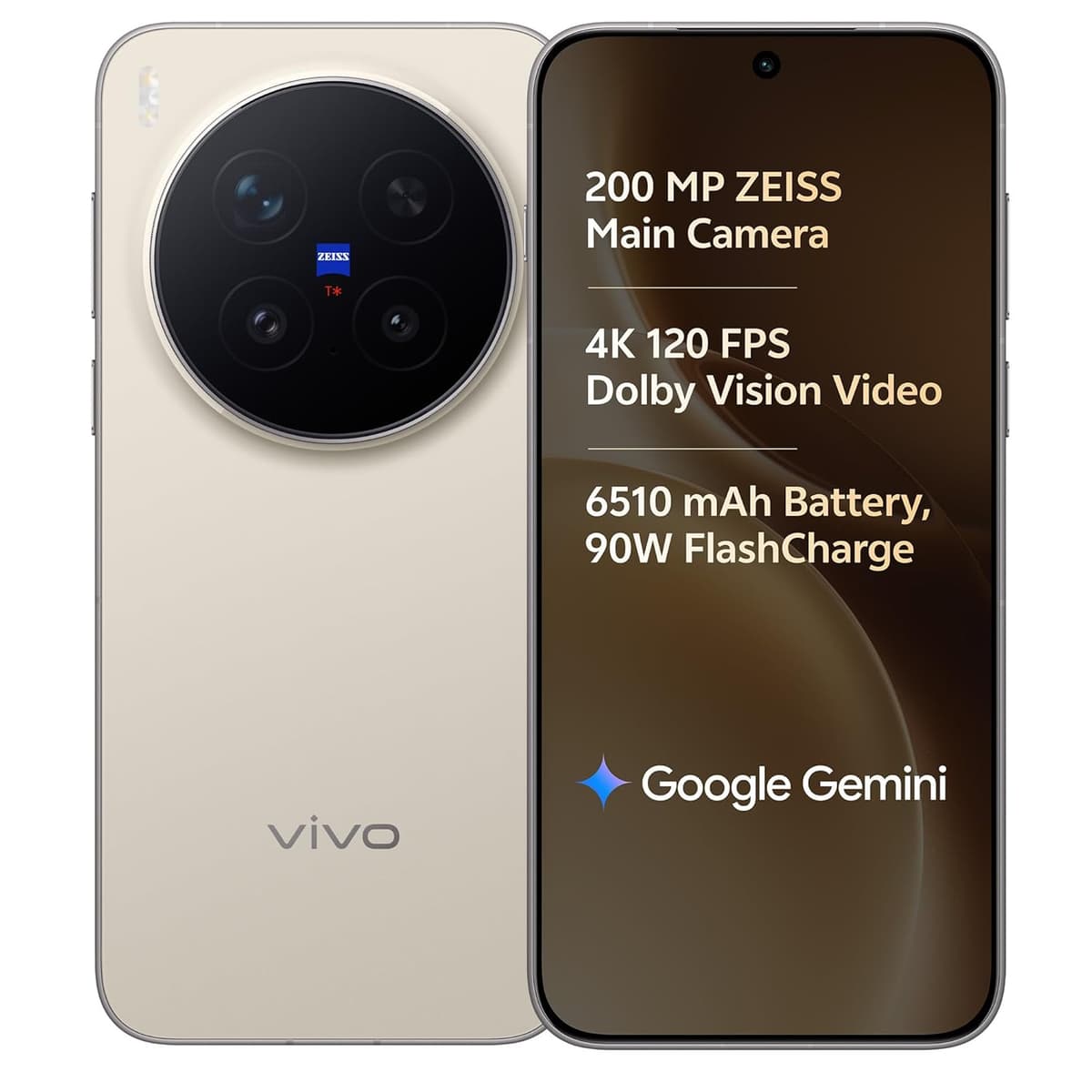 vivo X300 Pro 5G Dune Gold 16GB RAM 512GB Smartphone