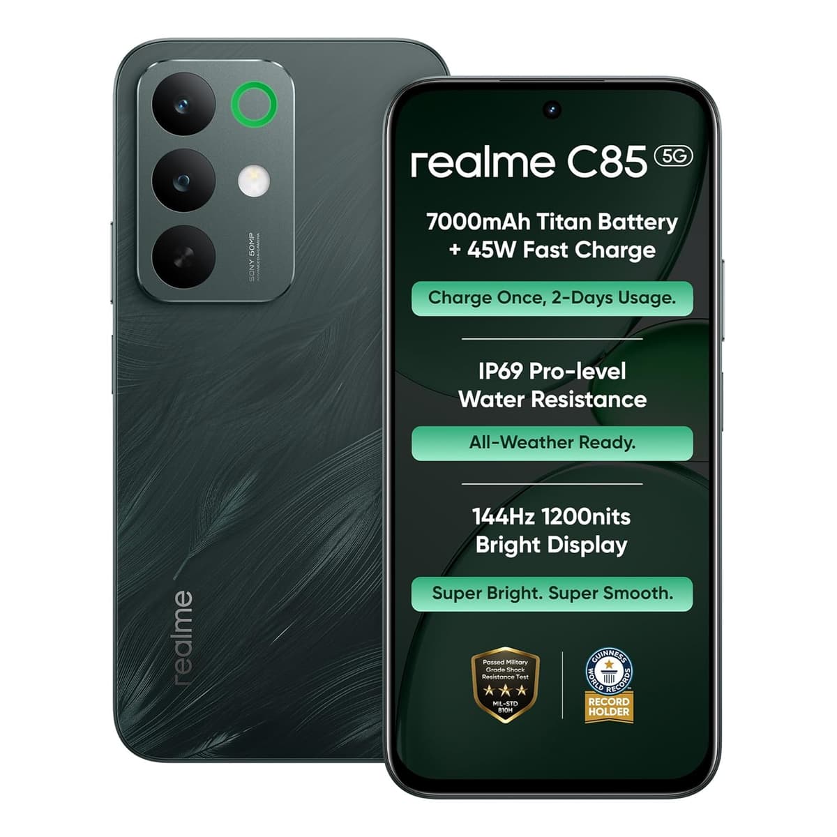 Realme C85 5G 128GB Green Smartphone