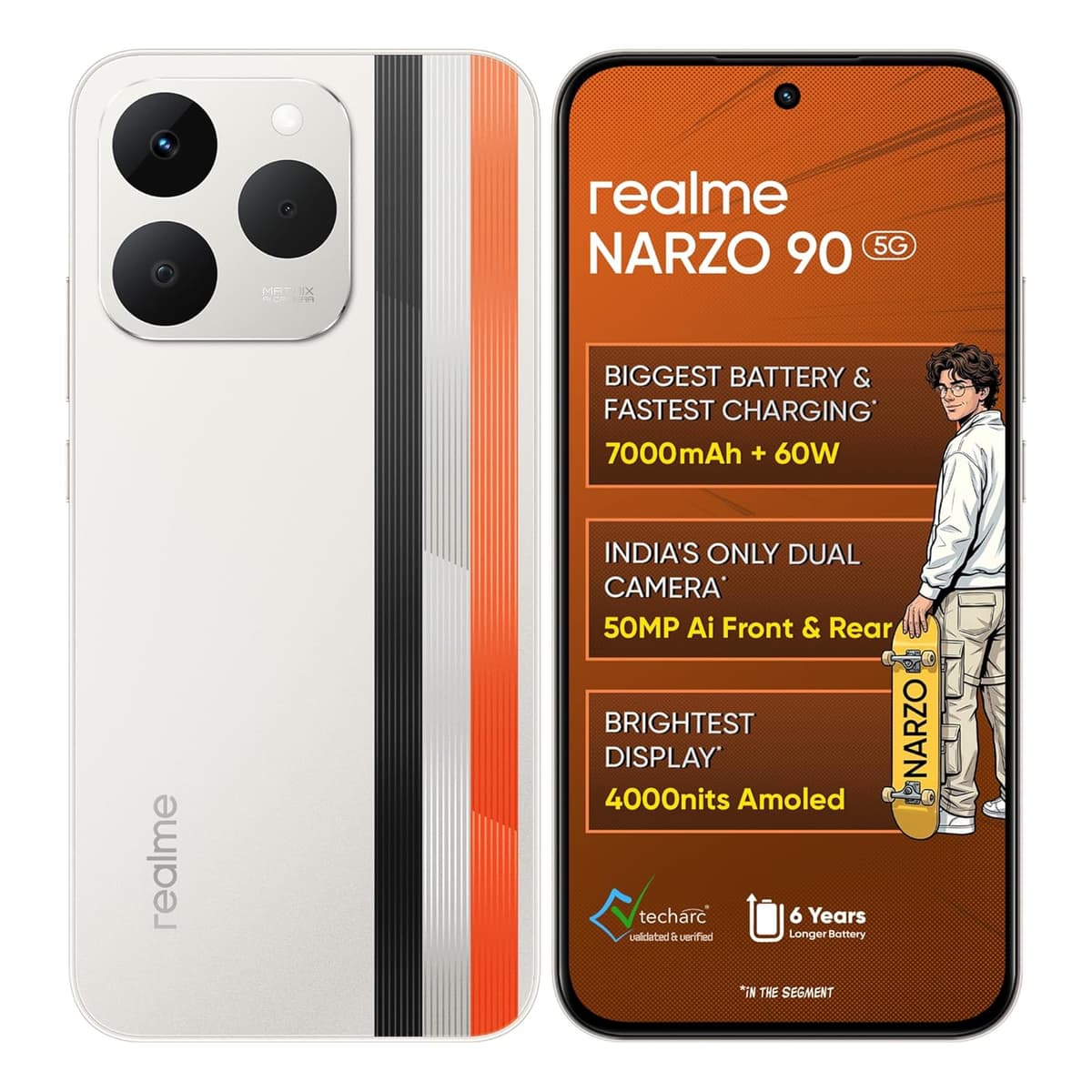 Realme Narzo 90 5G 6GB 128GB Victory Gold
