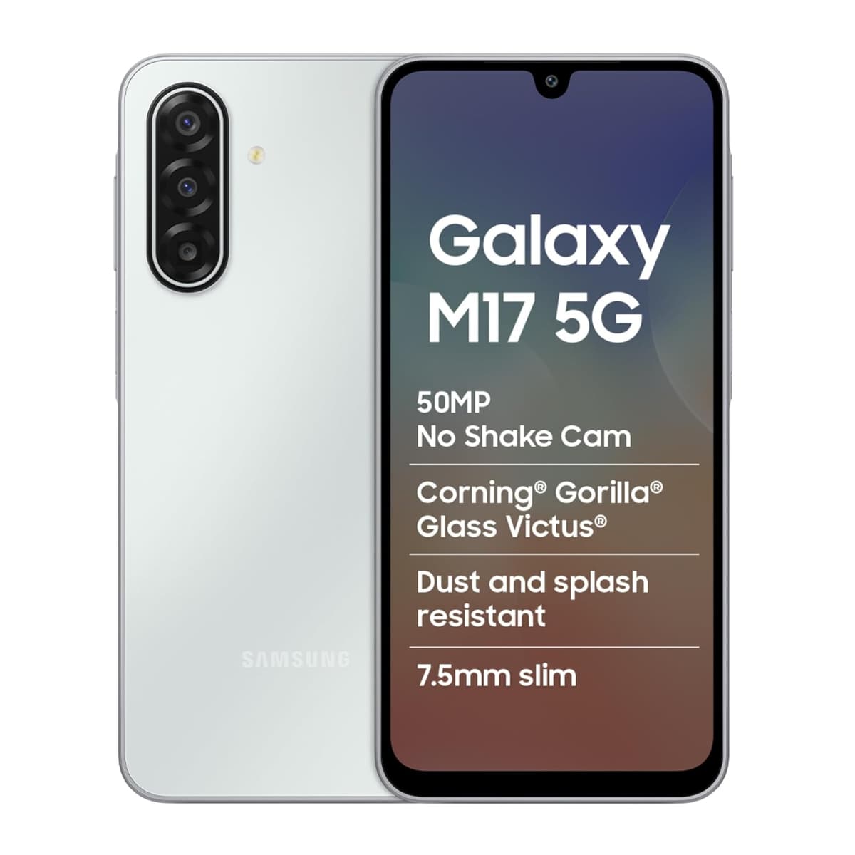 Samsung Galaxy M17 5G 128GB Moonlight Silver