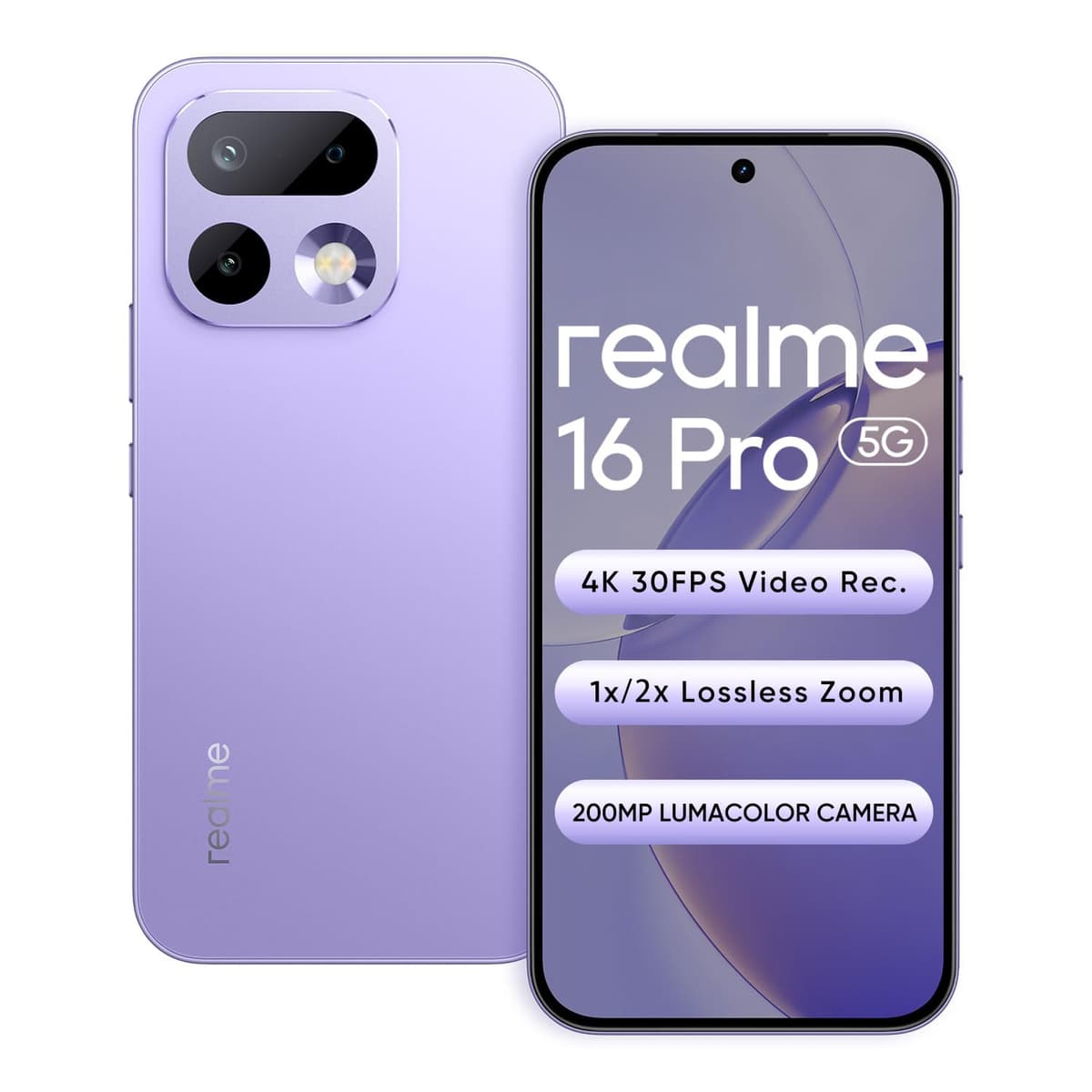 Realme 16 Pro 5G 256GB Orchid Purple Smartphone