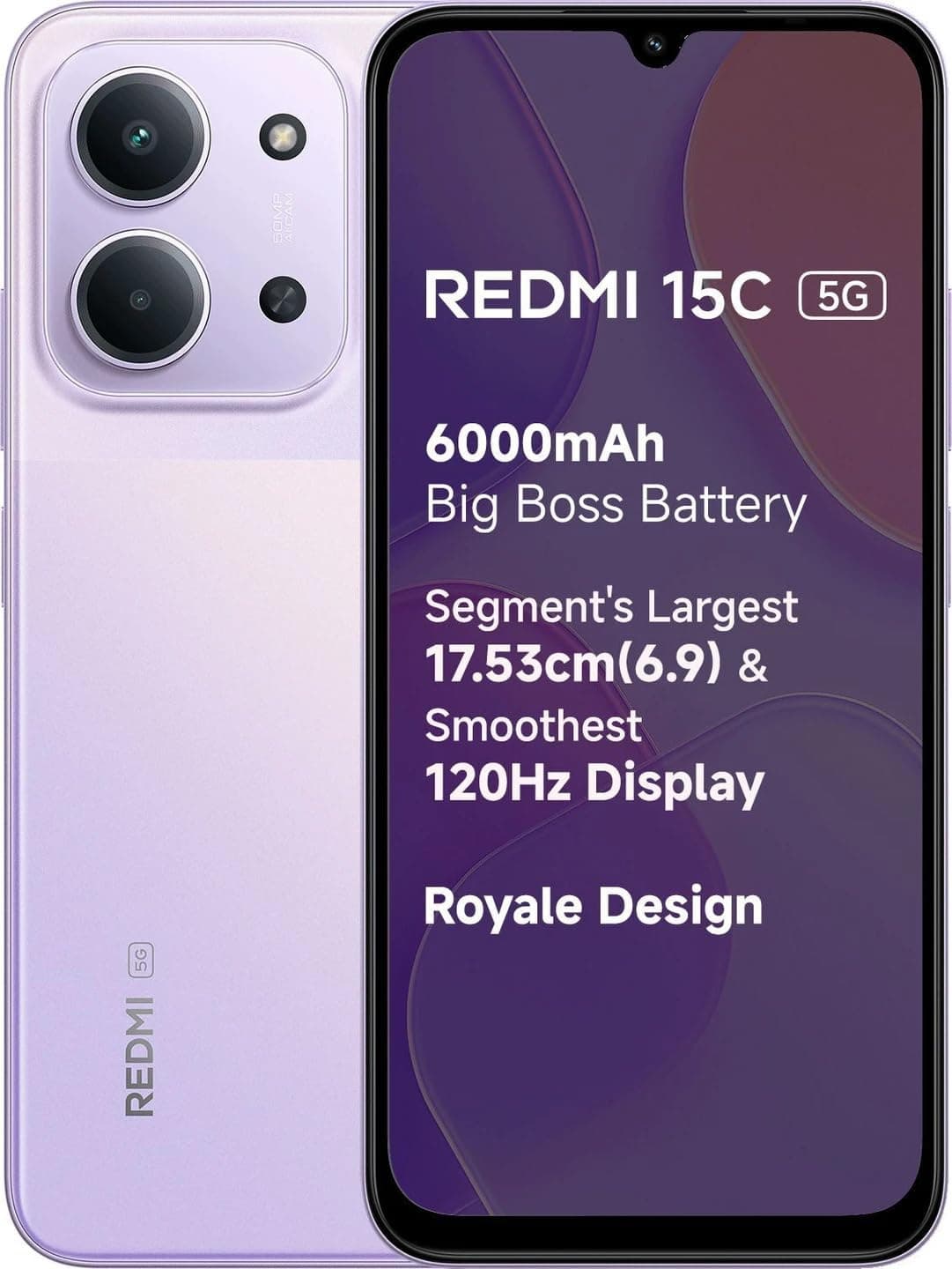 Redmi 15C 128GB Dusk Purple 6GB RAM