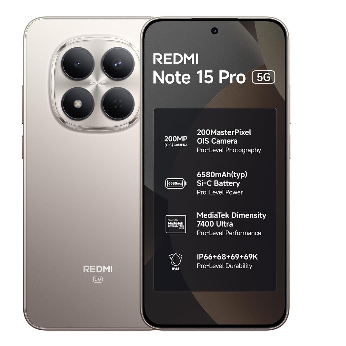 Redmi Note 15 Pro 5G 8GB 256GB Silver Ash