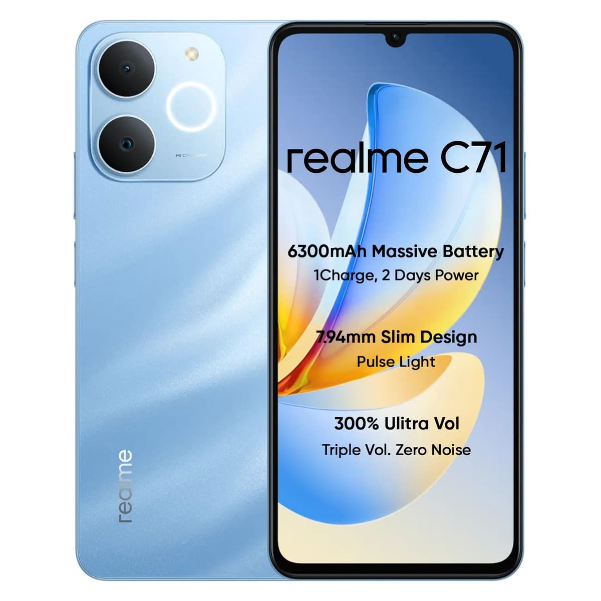 realme C71 4G Smartphone 6GB+128GB Sea Blue