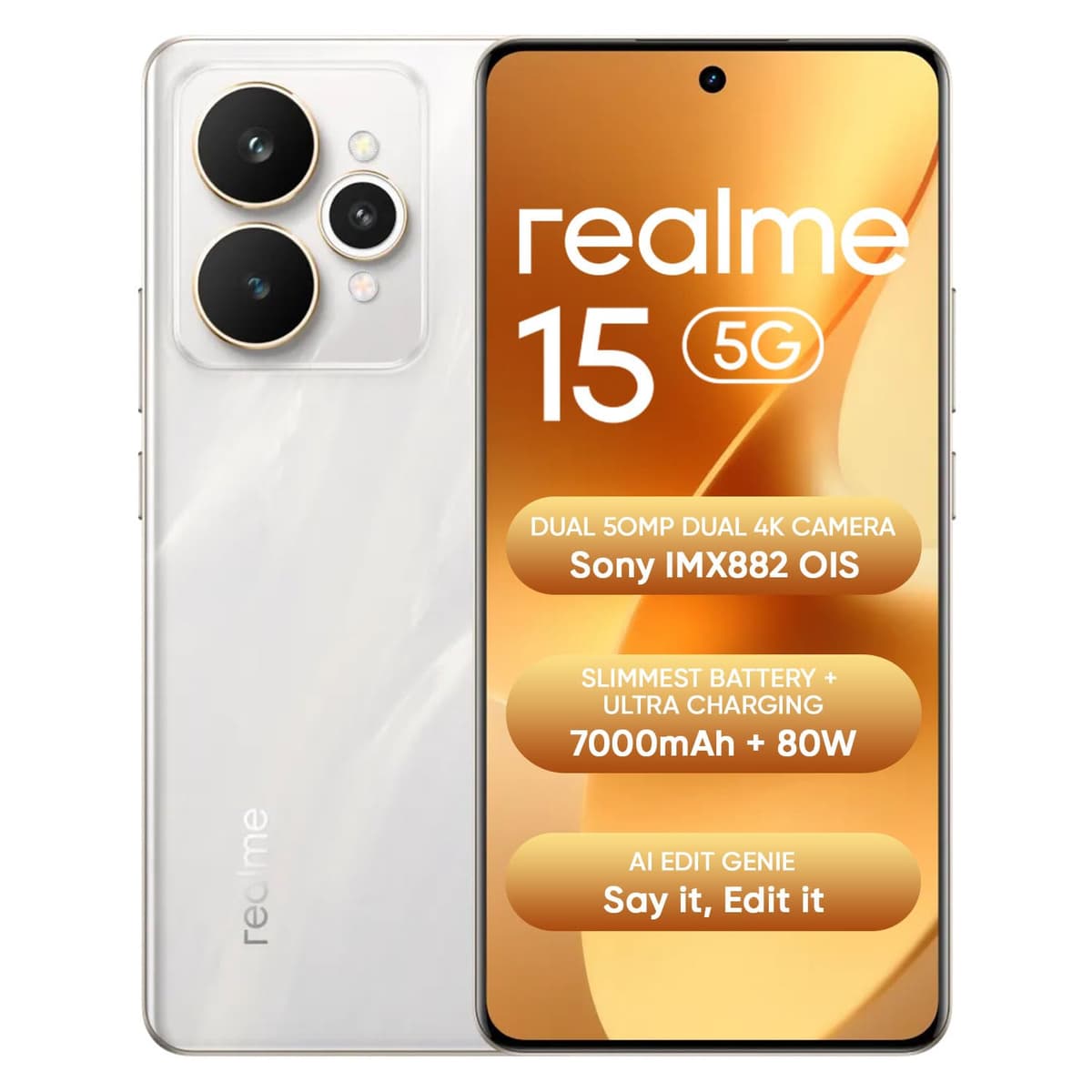 Realme 15 5G 256GB Silver