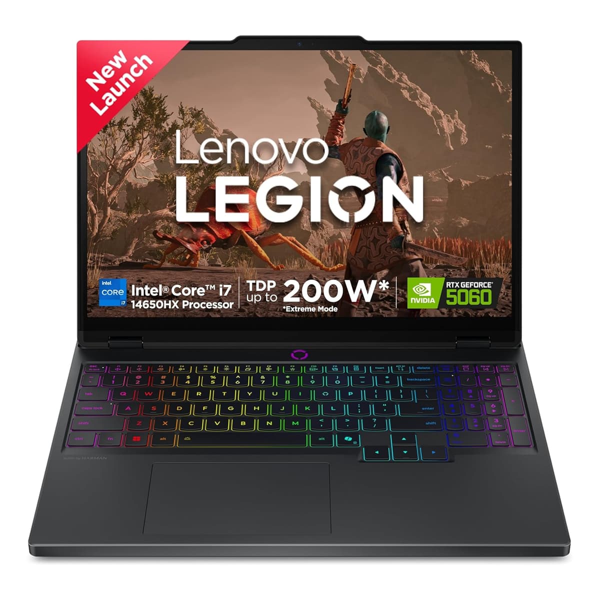 Lenovo Legion Pro 5 2025 Intel Core i7-14650HX| NVIDIA RTX 5060 8GB (32GB RAM/1TB SSD/WQXGA IPS/240Hz/16(40.64cm)/Windows 11/Office 2024+AI Now/Black/2.4Kg), 83NN0046IN AI Powered Gaming Laptop