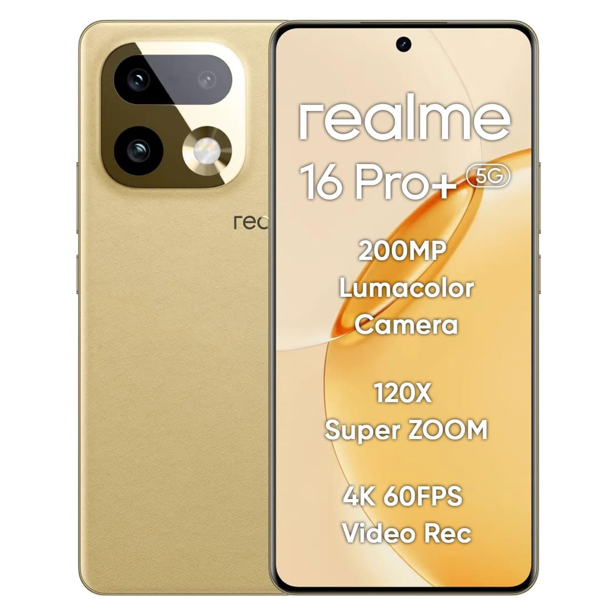 Realme 16 Pro+ 5G 256GB Gold