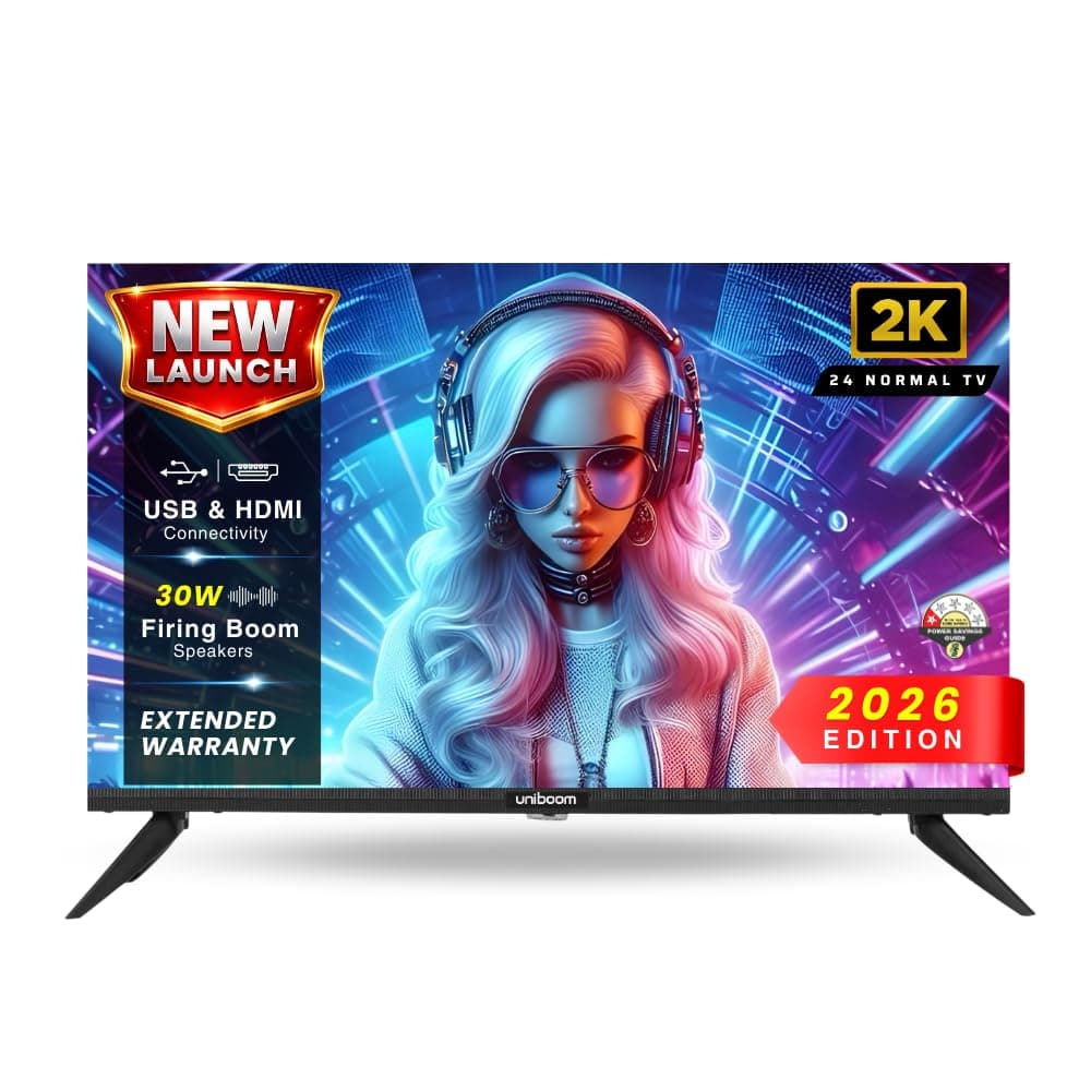 Uniboom Optima Series 24 Inch Non Smart LED TV 24N-ULT-AED