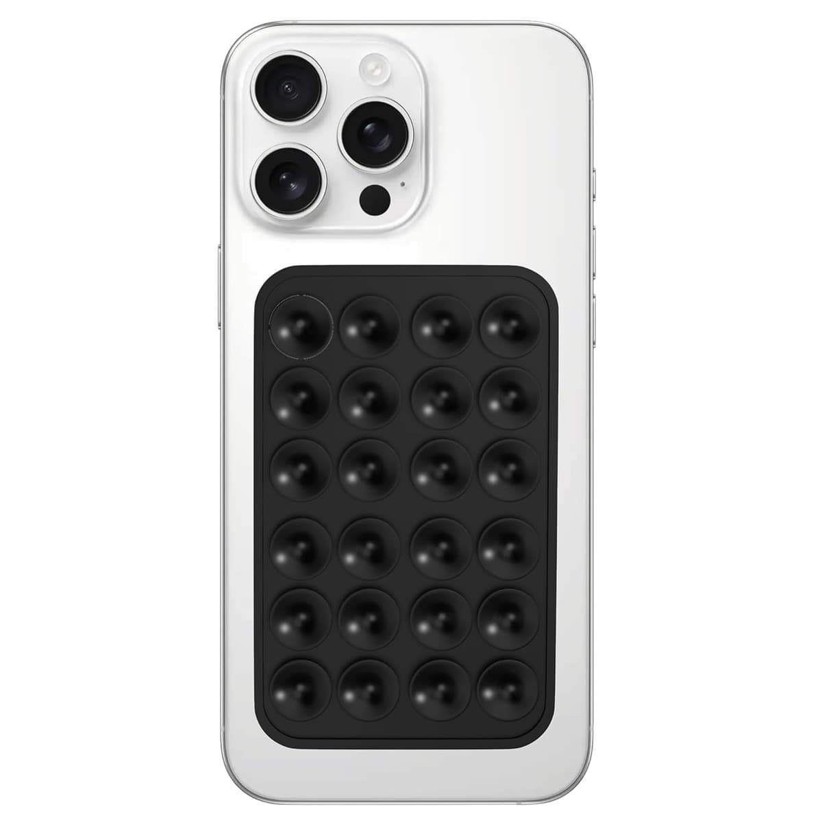 Sounce Silicone Suction Phone Case For Hands Free Use Shower Black