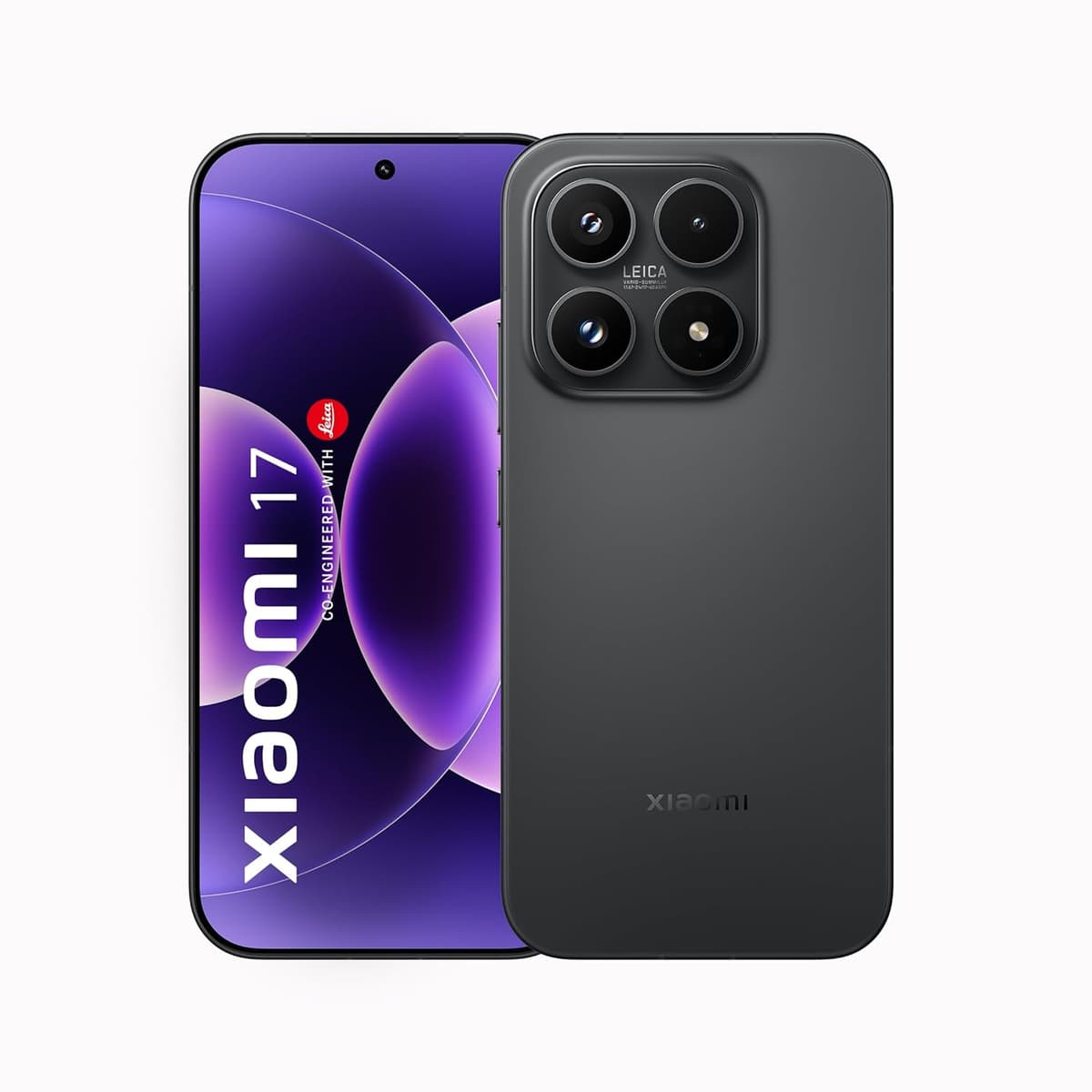 XIAOMI 17 (12GB/512GB)|50MP Leica Triple Camera|Snapdragon 8 Elite Gen 5|6.3" CrystalRes 1-120Hz AMOLED|6330mAh Battery|100W HyperCharge HyperOS 3|3500nits Display (Black)