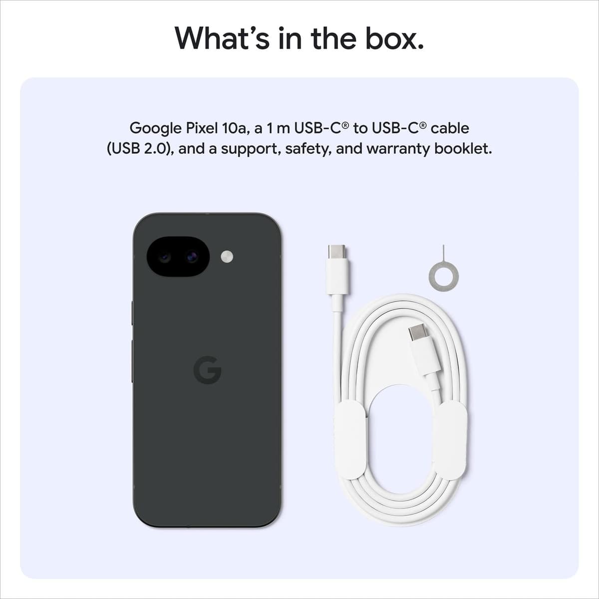 Google Pixel 10a 5G (Fog, 8GB RAM, 256GB Storage)