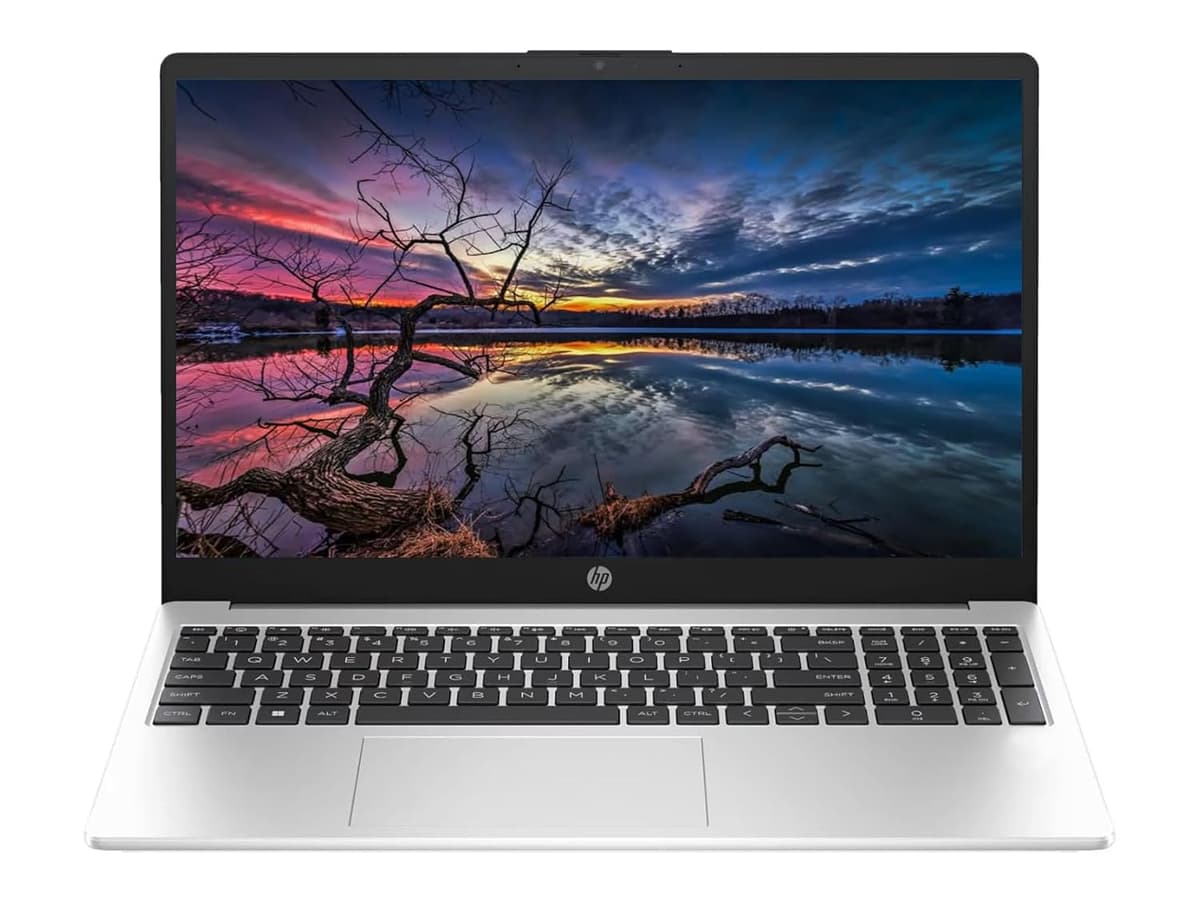 HP 15 (2026), AMD Ryzen 3 Quad Core 7335U - (8 GB DDR5/512 GB SSD/AMD Radeon 660M Graphics/Windows 11 Pro) Thin and Light Business Laptop/15.6" Display/Turbo Silver/Copilot Key/1.5kg/MS Office