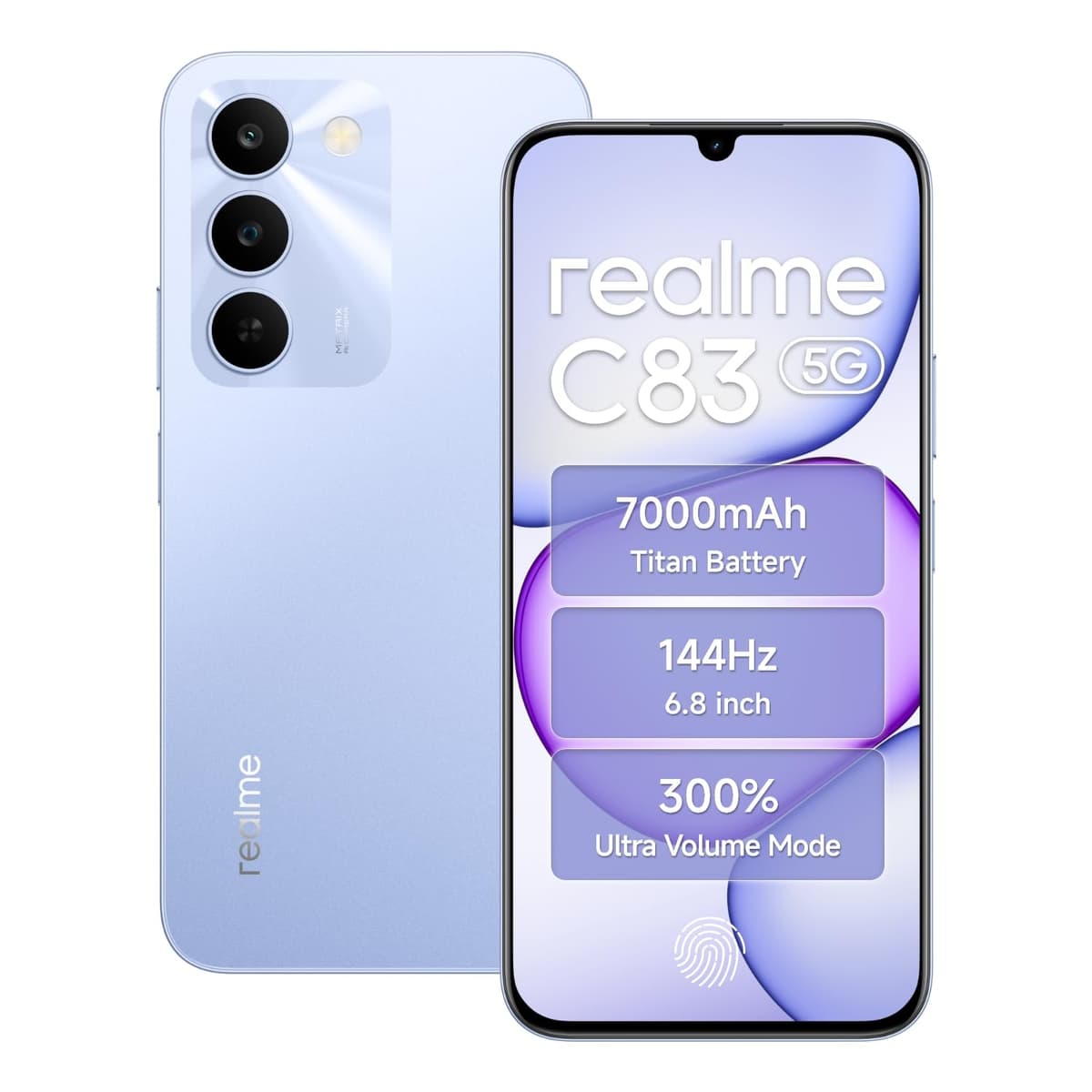 Realme C83 5G 64GB WiFi Purple Smartphone