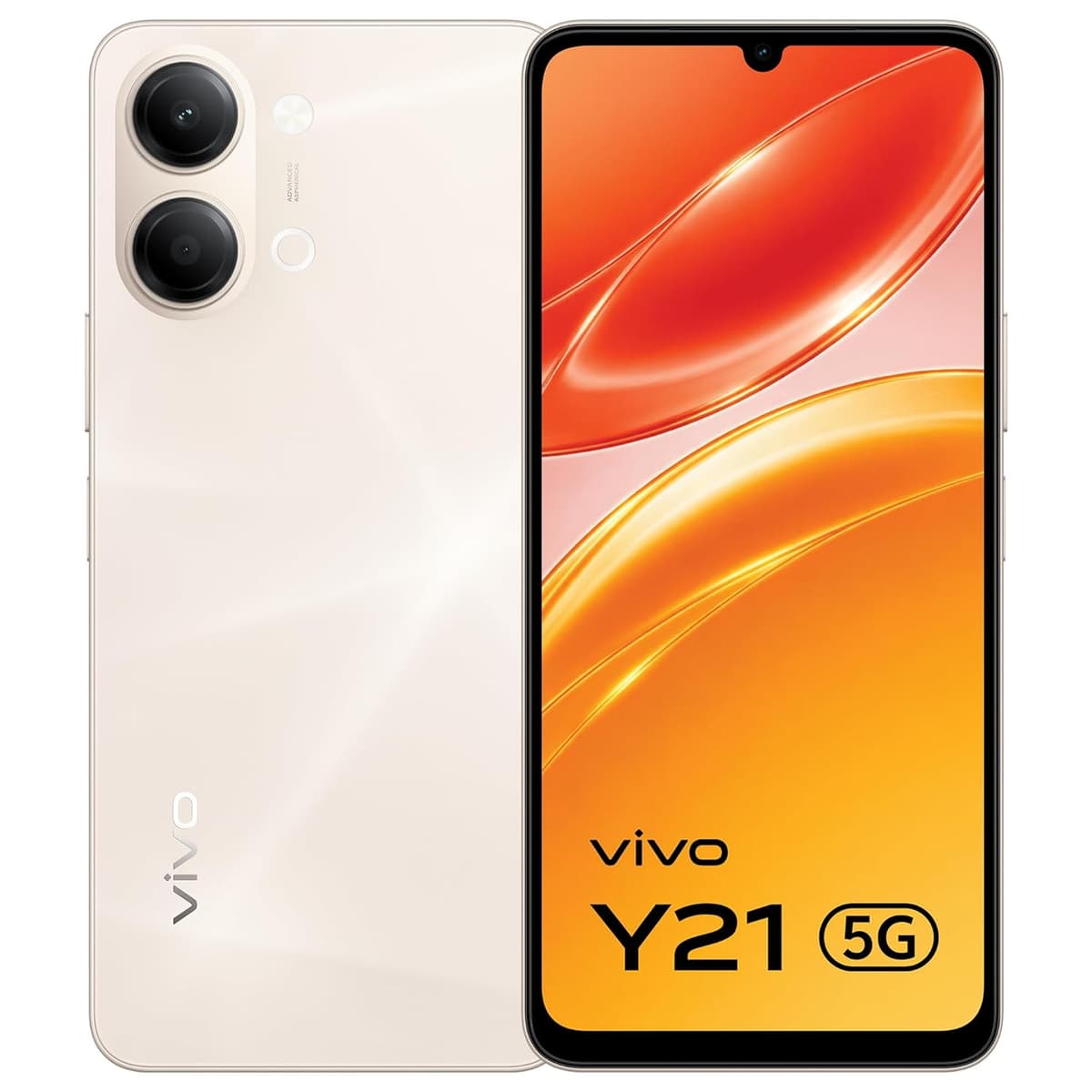 Vivo Y21 5G 128GB 4GB RAM Champagne Gold
