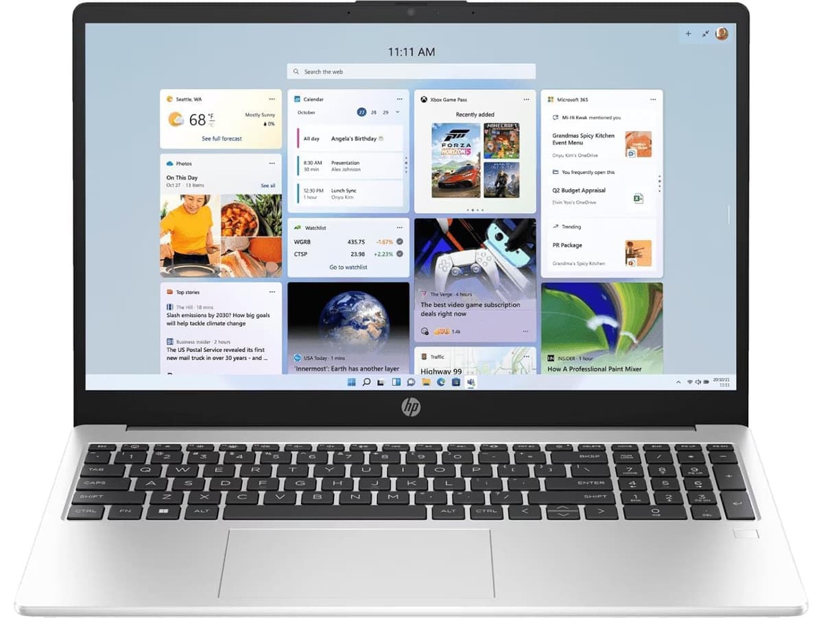 HP 255R G10 Notebook (AMD Athlon Silver 7120U /8GB/512GB/DOS) 15.6-inch(39.6cm), Anti-Glare, HD Laptop, Radeon Graphics, Silver,1.52kg