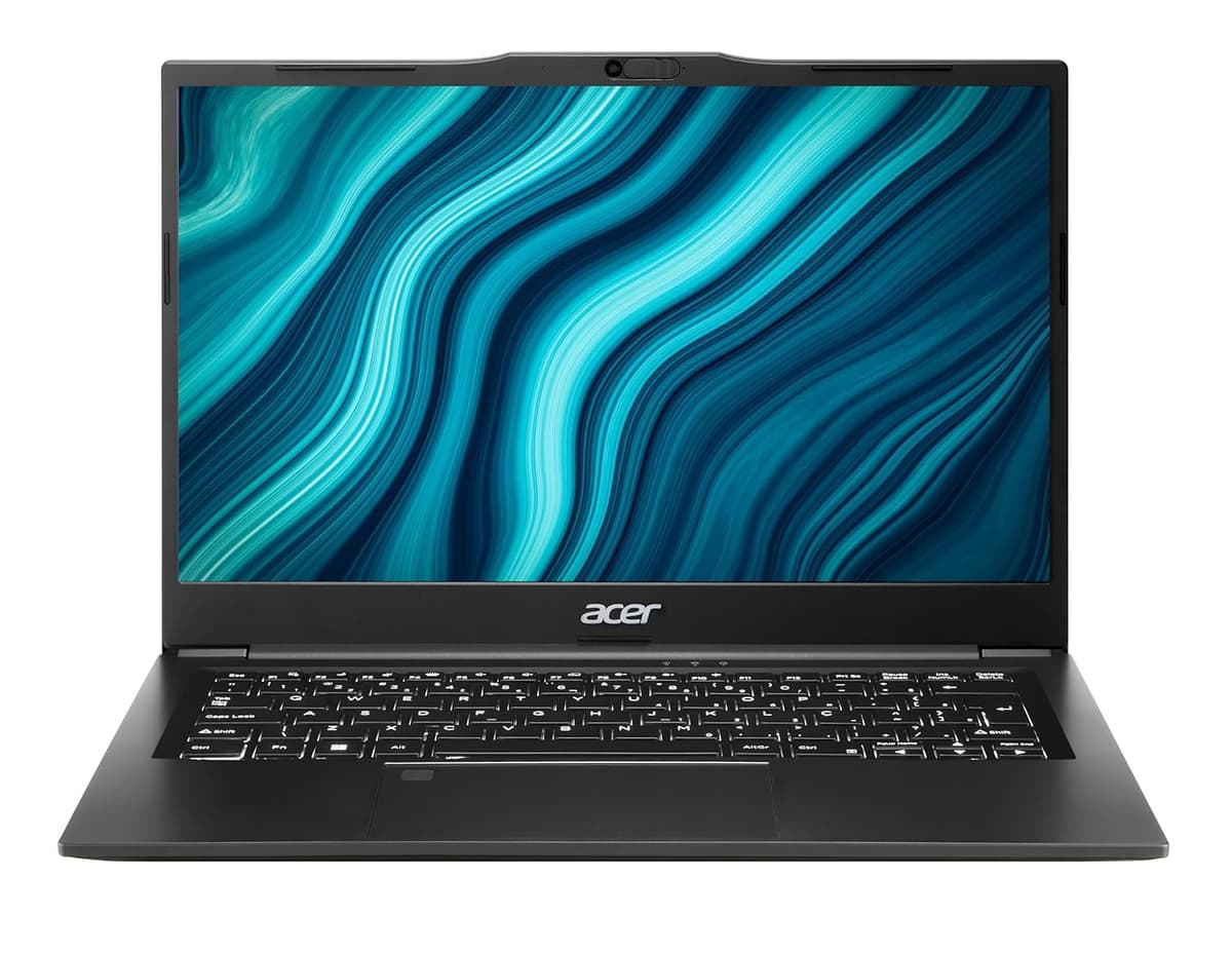 acer TravelLite Thin Laptop AMD Ryzen 5 7430U |16GB RAM, 512GB SSD | 14" Full HD Anti-Glare Display |Privacy Shutter| Windows 11 | Metal Body | 1.34Kg | Black | 3 Year Warranty