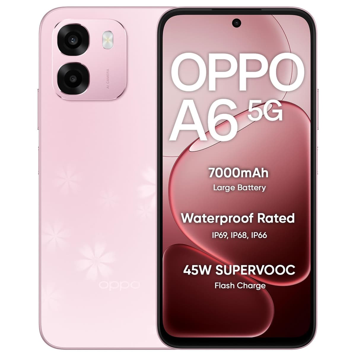 OPPO A6 5G 128GB Sakura Pink Smartphone