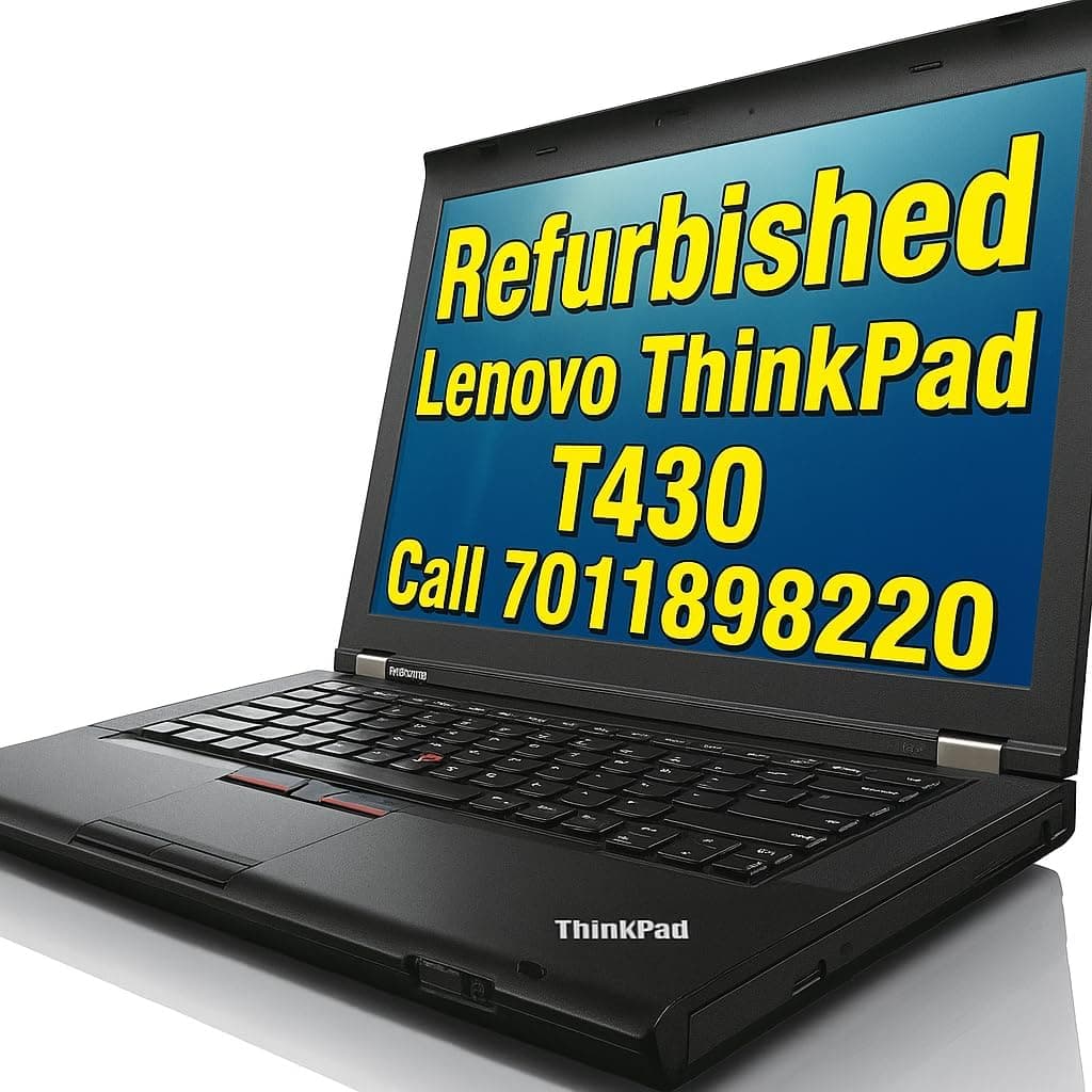 Certified | Thinkpad T430 Professional Business Laptop | Core i5-3320M | 16GB RAM | 128GB SSD | 14” HD Display | WiFi | Webcam | Win 10 Pro (Core i5-3320m, 128, GB)