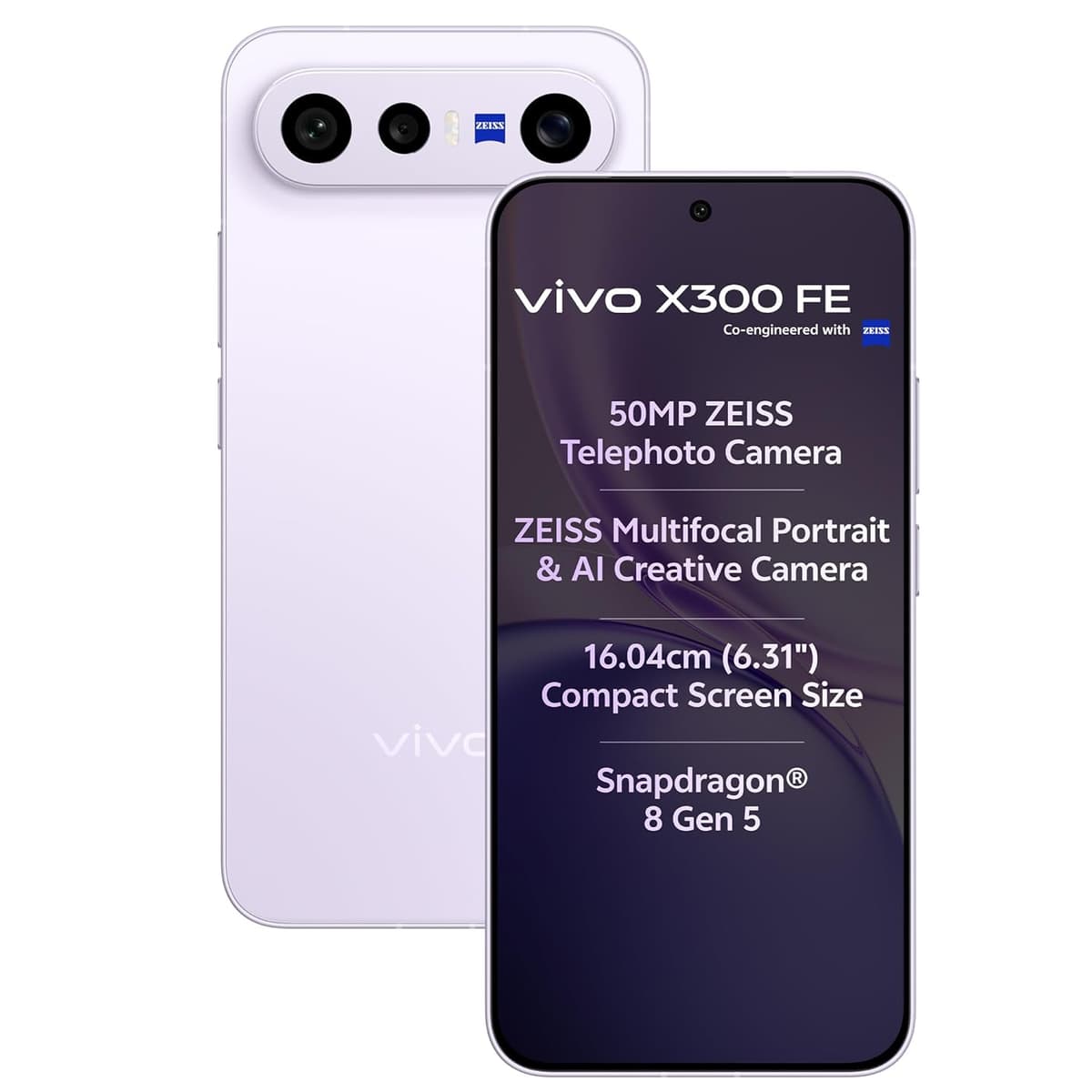 Vivo X300 FE 5G 256GB Lilac Purple 12GB RAM