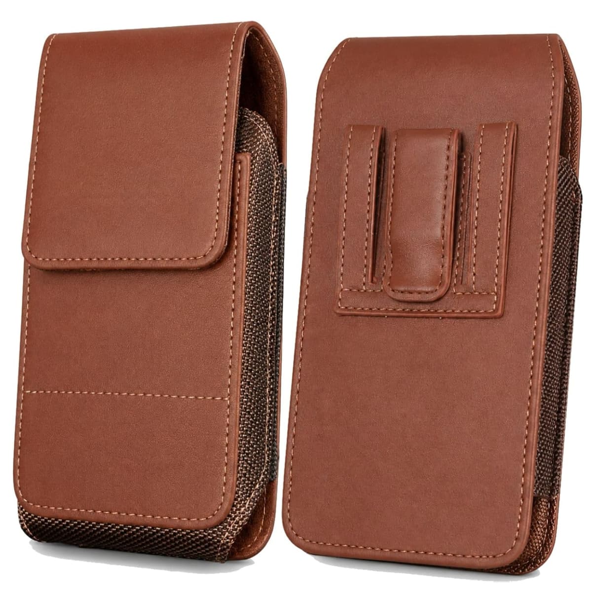 TDG Vertical Mobile Belt Pouch Brown