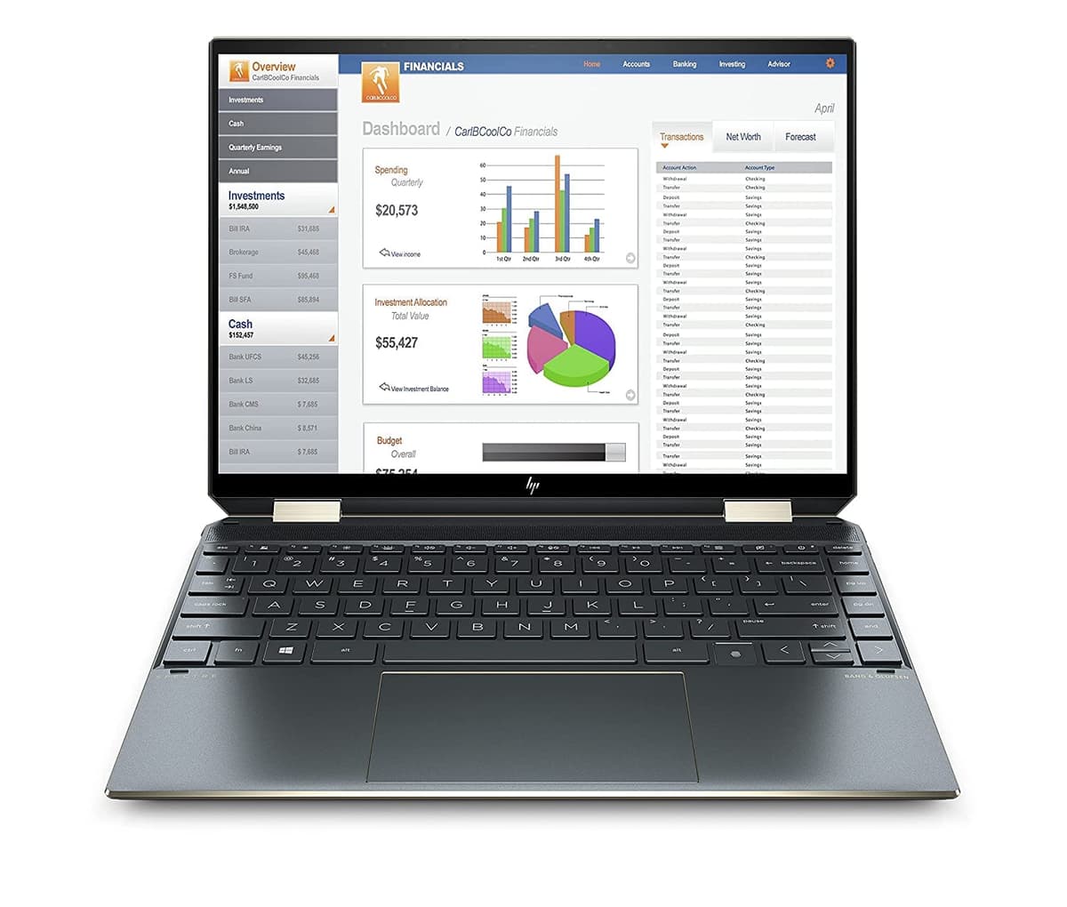 HP 12th Gen(34.3 cm) OLED, Multitouch, 400 nits, Gorilla Glass, Eye Safe, 2-in-1 Laptop (16GB RAM/1TB SSD/Win 11/5MP IR Camera/FPR/