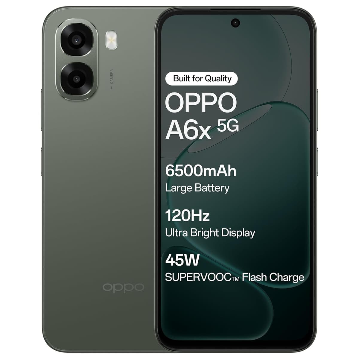 Oppo A6X 5G 6GB RAM 128GB Storage Olive Green