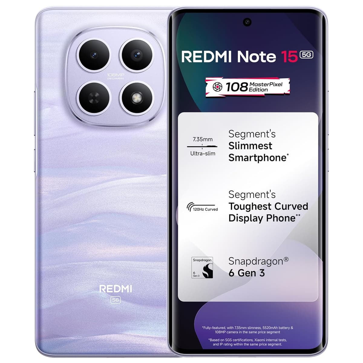 Redmi Note 15 5G 256GB Mist Purple