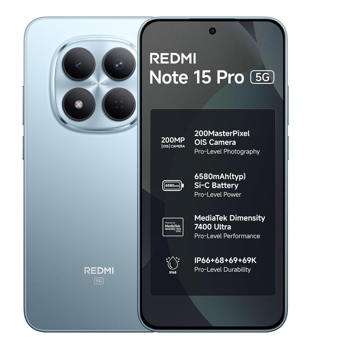 Redmi Note 15 Pro 5G 8GB 128GB Mirage Blue