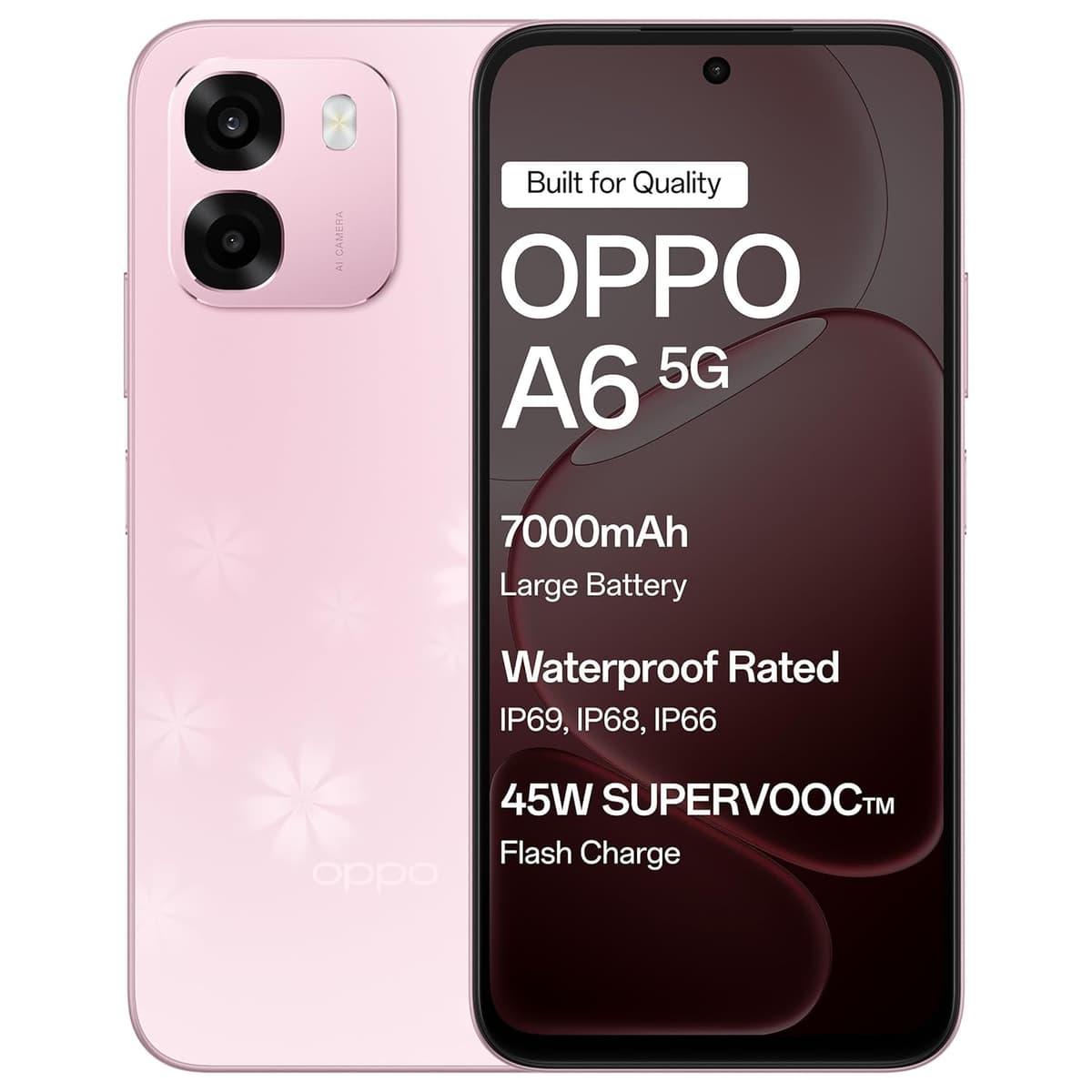 OPPO A6 5G Sakura Pink 6GB RAM 128GB Storage